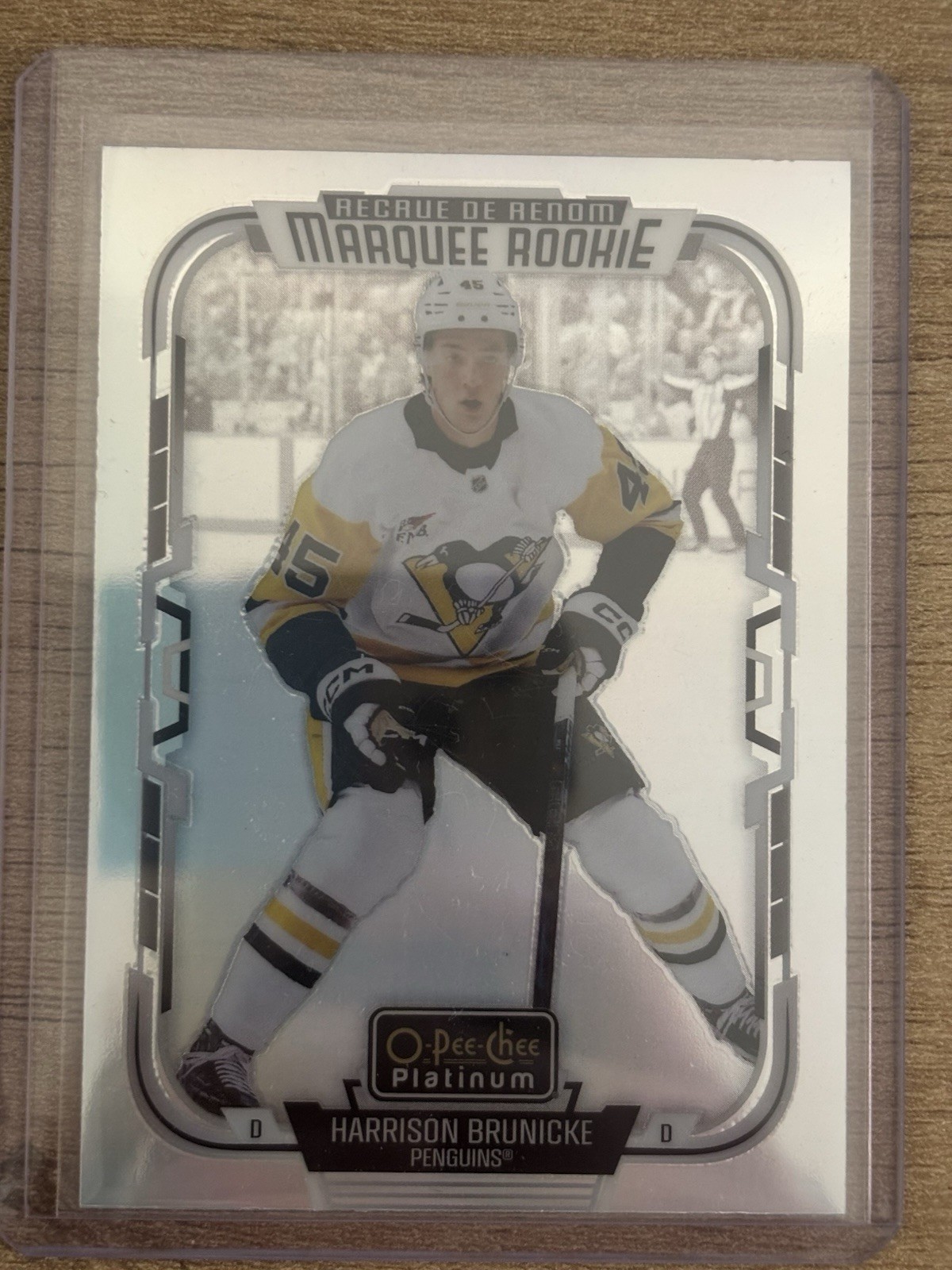 2025-26 O-Pee-Chee Rainbow Platinum Marquee Rookie Harrison Brunicke #282 RC