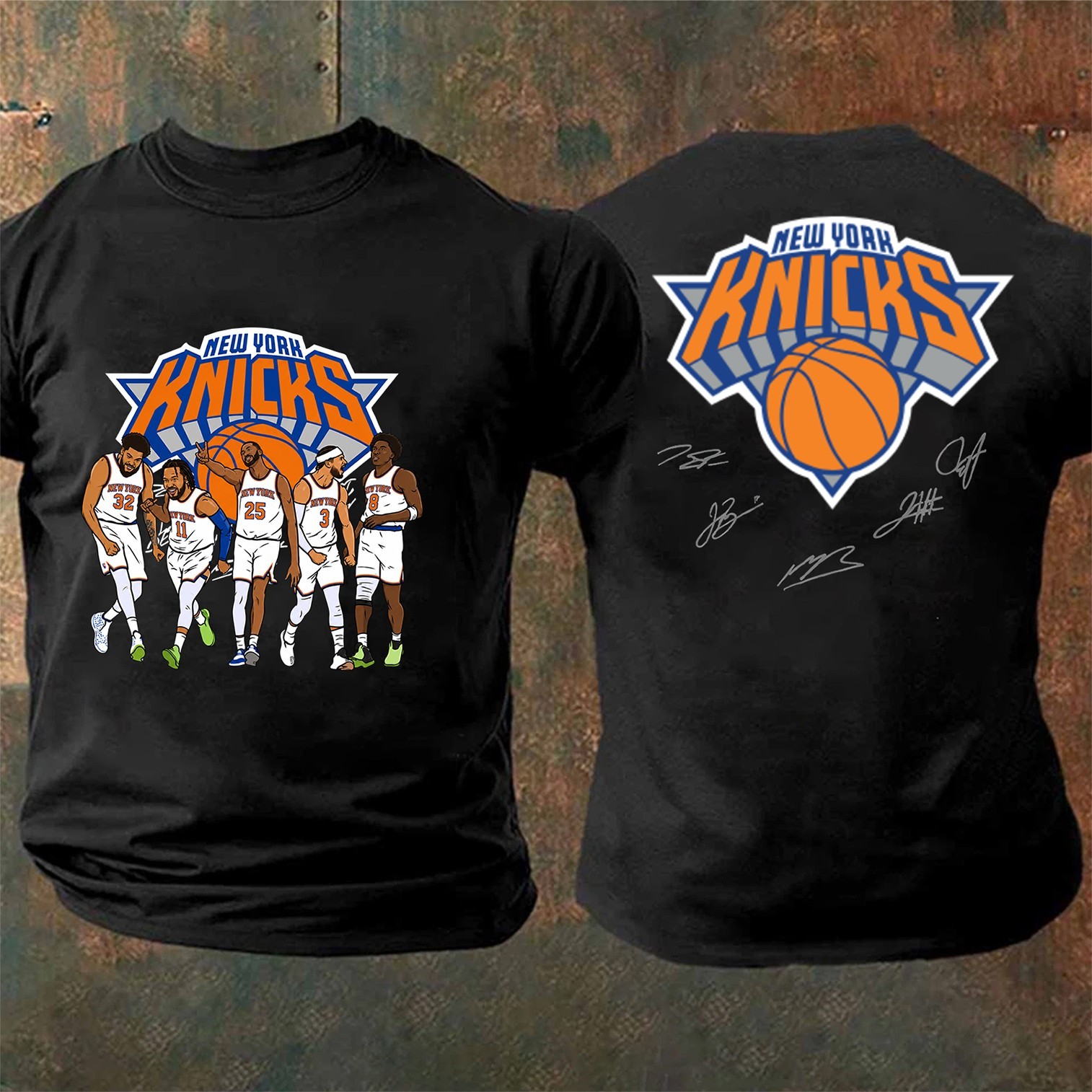 Men’s New York Knicks 2026 Eastern Conference Champions Signature T-Shirt