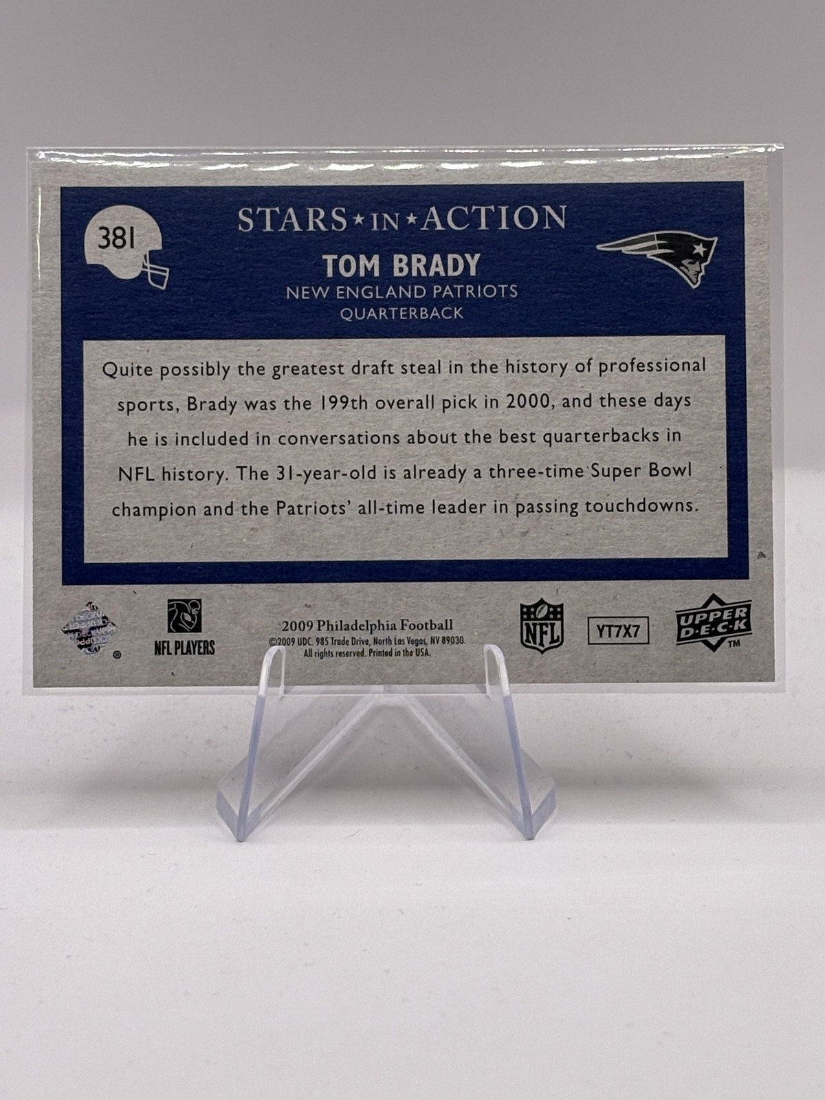 2009 Philadelphia #381 Tom Brady