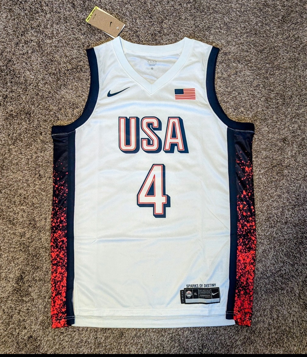 Stephen Curry Paris Olympic Edition Jersey