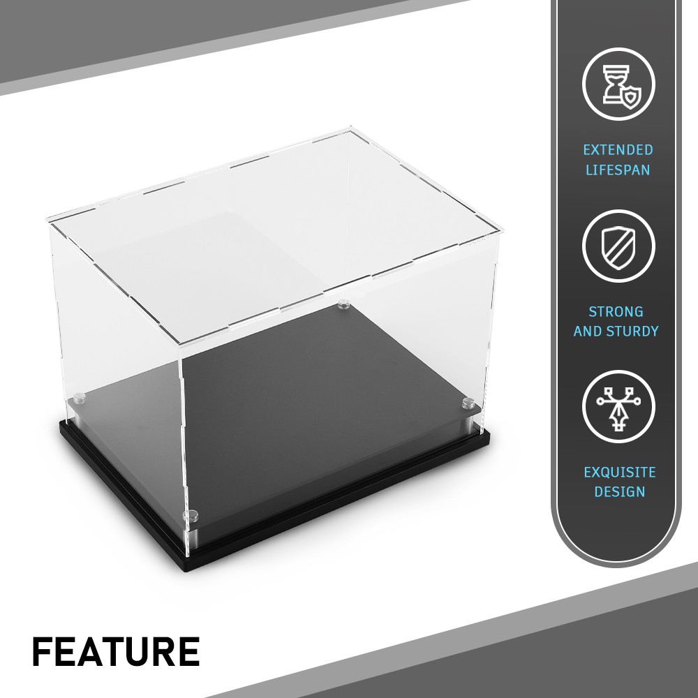 Black Base Riser Stand for Full Size Boxing Glove Holder Box Glove Display Case