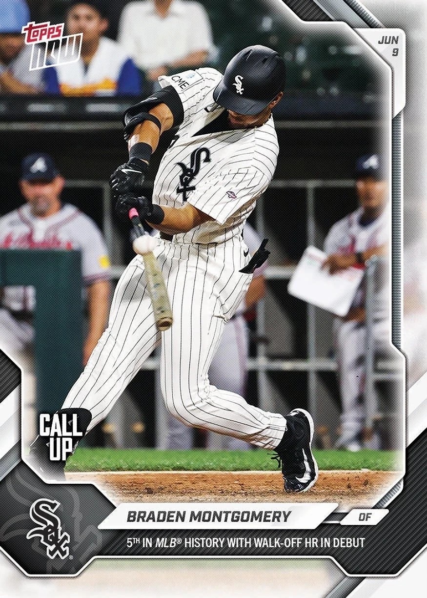 BRADEN MONTGOMERY 2026 MLB Topps NOW #311 Call Up Chicago White Sox – Presale