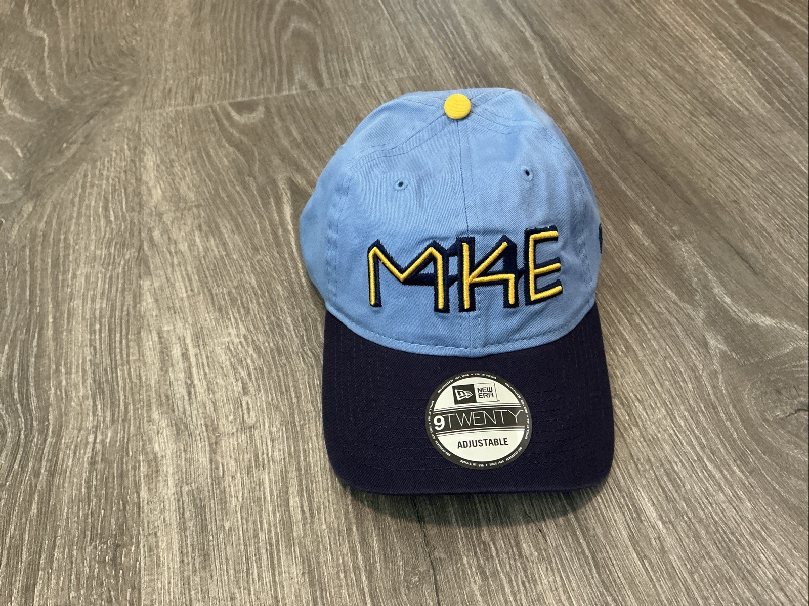 New Era Milwaukee Brewers City Connect 9TWENTY Adjustable Hat Blue OSFM