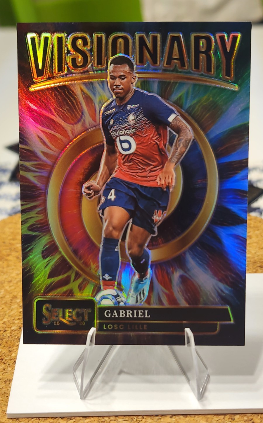 Panini Select Ligue 1 2025-26 Visionary Prizm Gabriel #21 LOSC Lille SSP