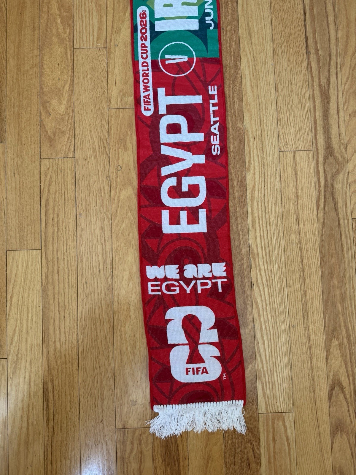 FIFA World Cup 2026 Official Licensed Match Scarf Egypt vs Iran – June 26, 2026