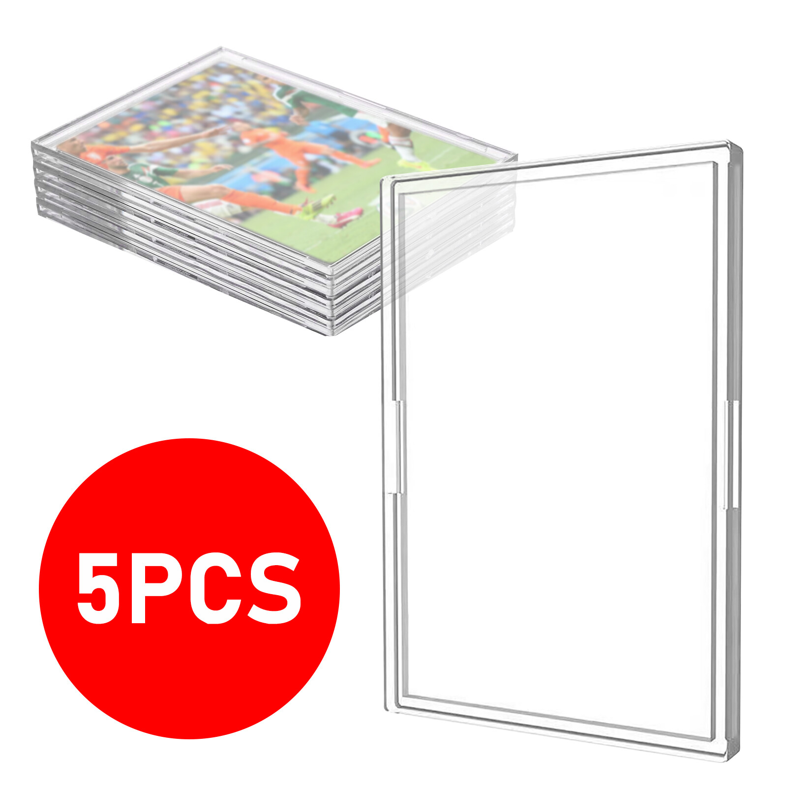 10-50Pcs Card Holder For Baseball Trading Sports Cards 35PT Hard Case Protector