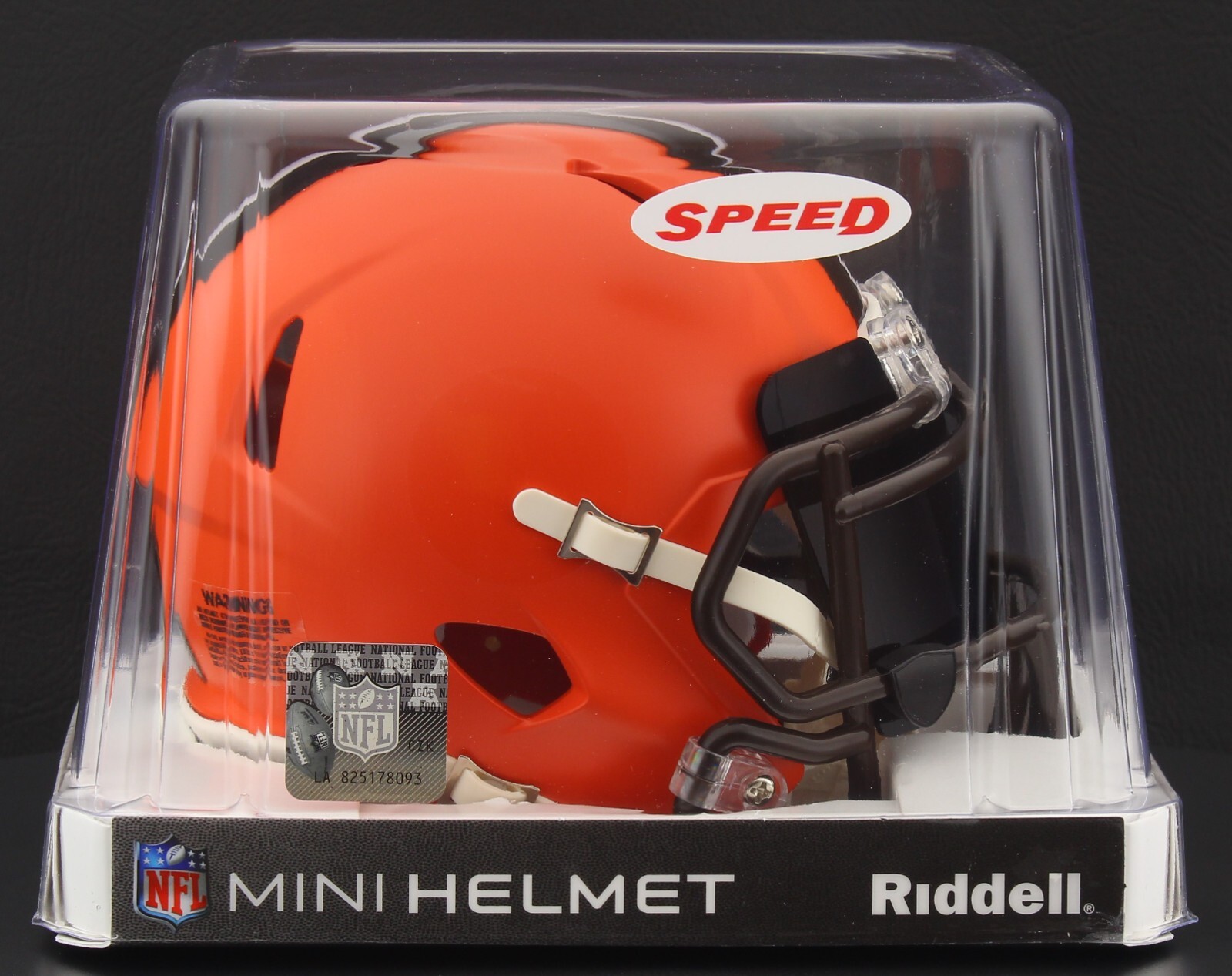 CLEVELAND BROWNS NFL Riddell SPEED Mini Football Helmet w/ EYE SHIELD VISOR