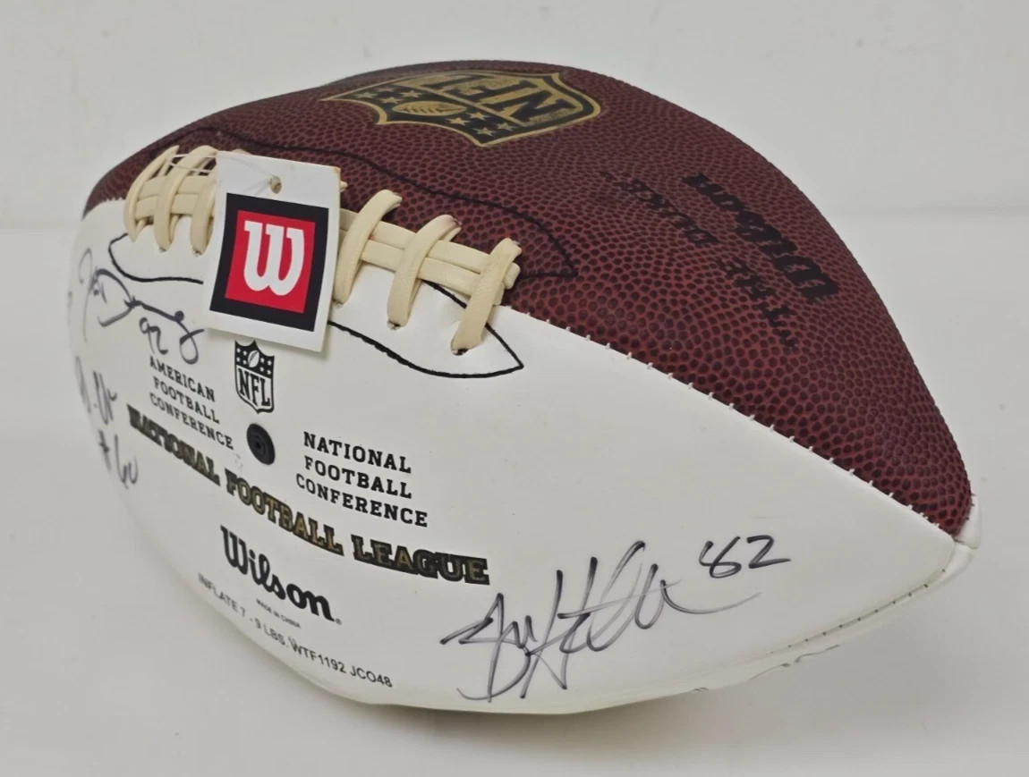 2010 Miami Dolphins Team Signed Wilson The Duke WTF1192 NFL Footbal (Brand New)