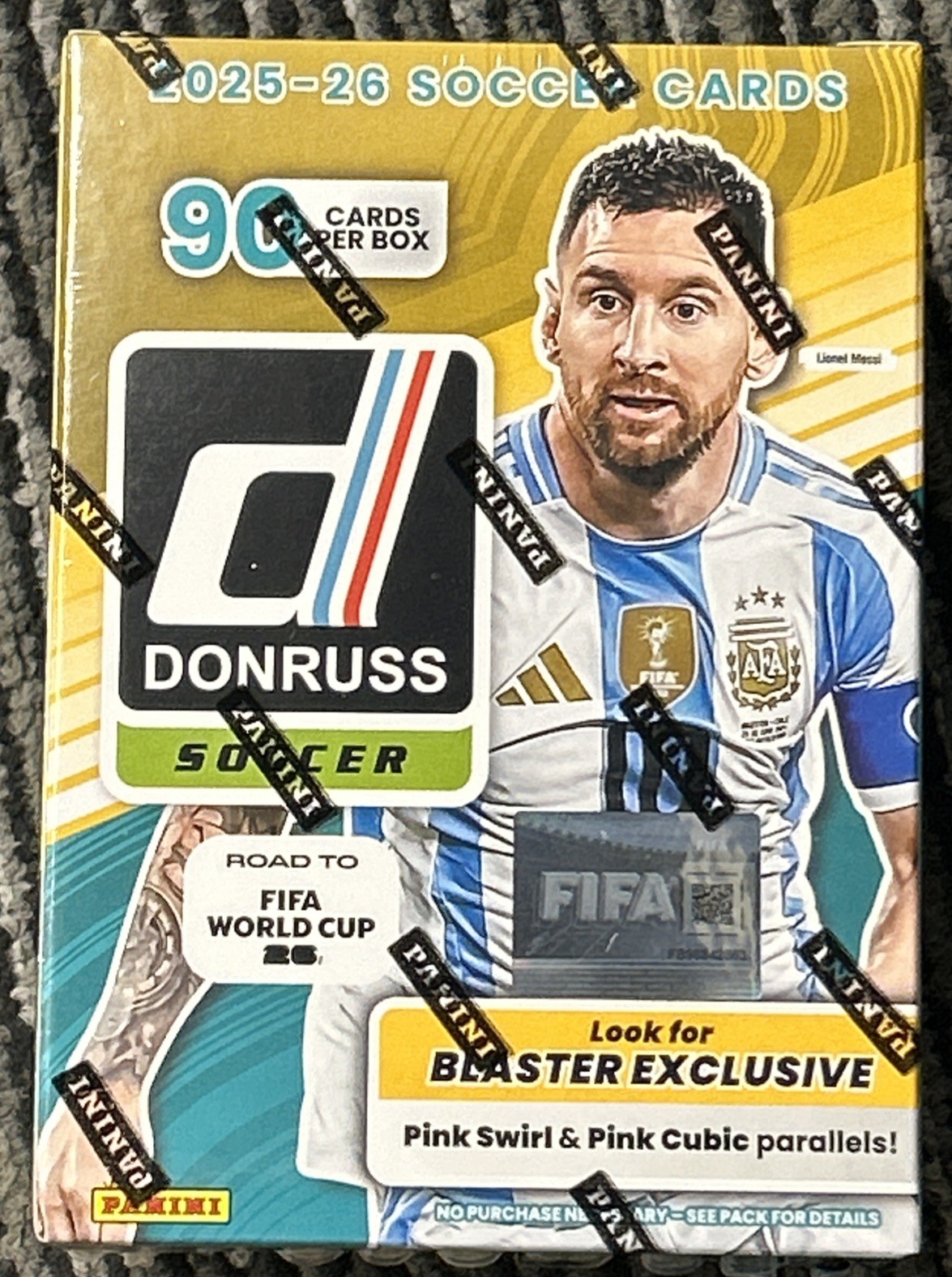 Panini 2025-26 Donruss Soccer Road to FIFA World Cup Blaster Box 90 Cards HOBBY