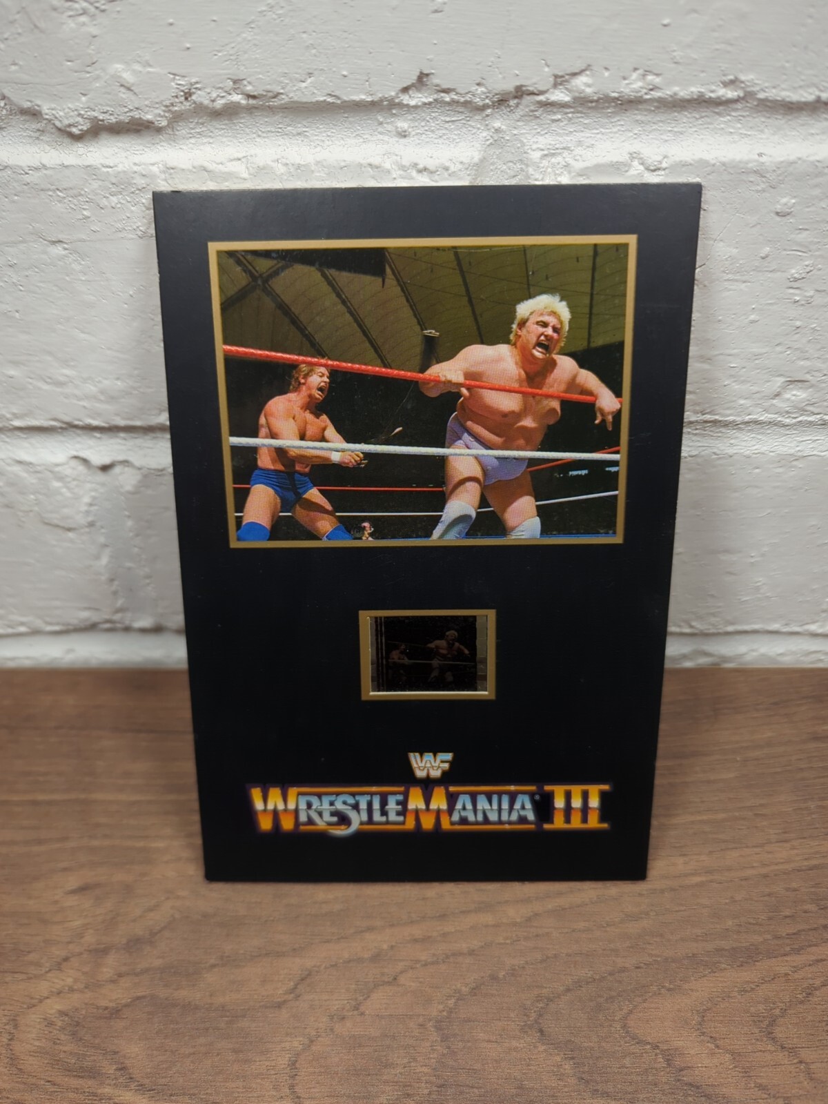 WWE WrestleMania 3 Limited Edition Senitype (35mm film) – 2007 Collectors Piece