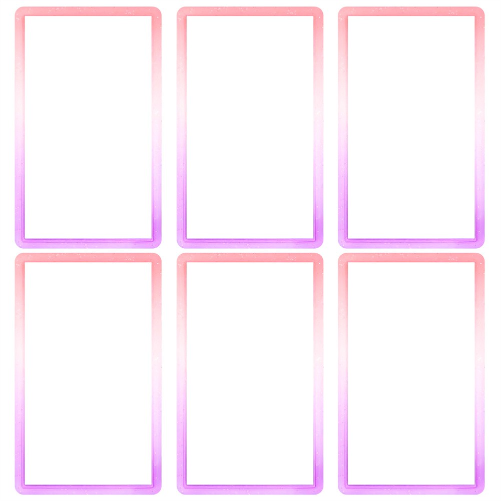 6Pcs Gradient Slab Bumper Guard Protector Skin TPU Stackable For PSA Graded Card