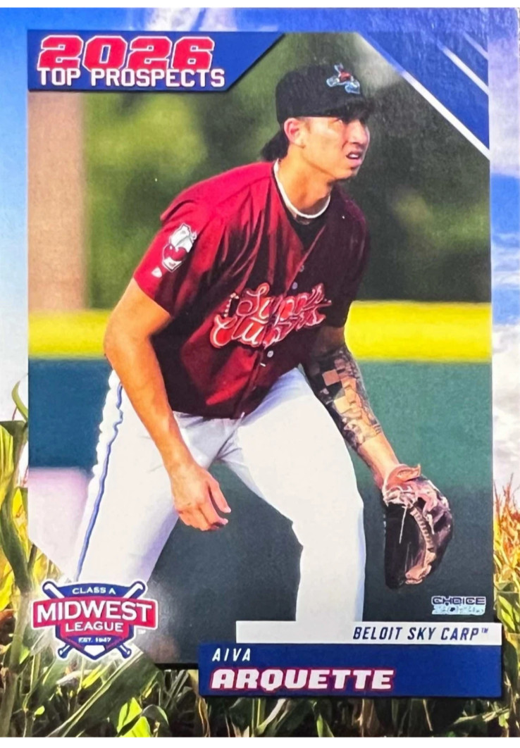 2026 Choice MILB Minor League Baseball MIDWEST LEAGUE TOP PROSPECTS Singles