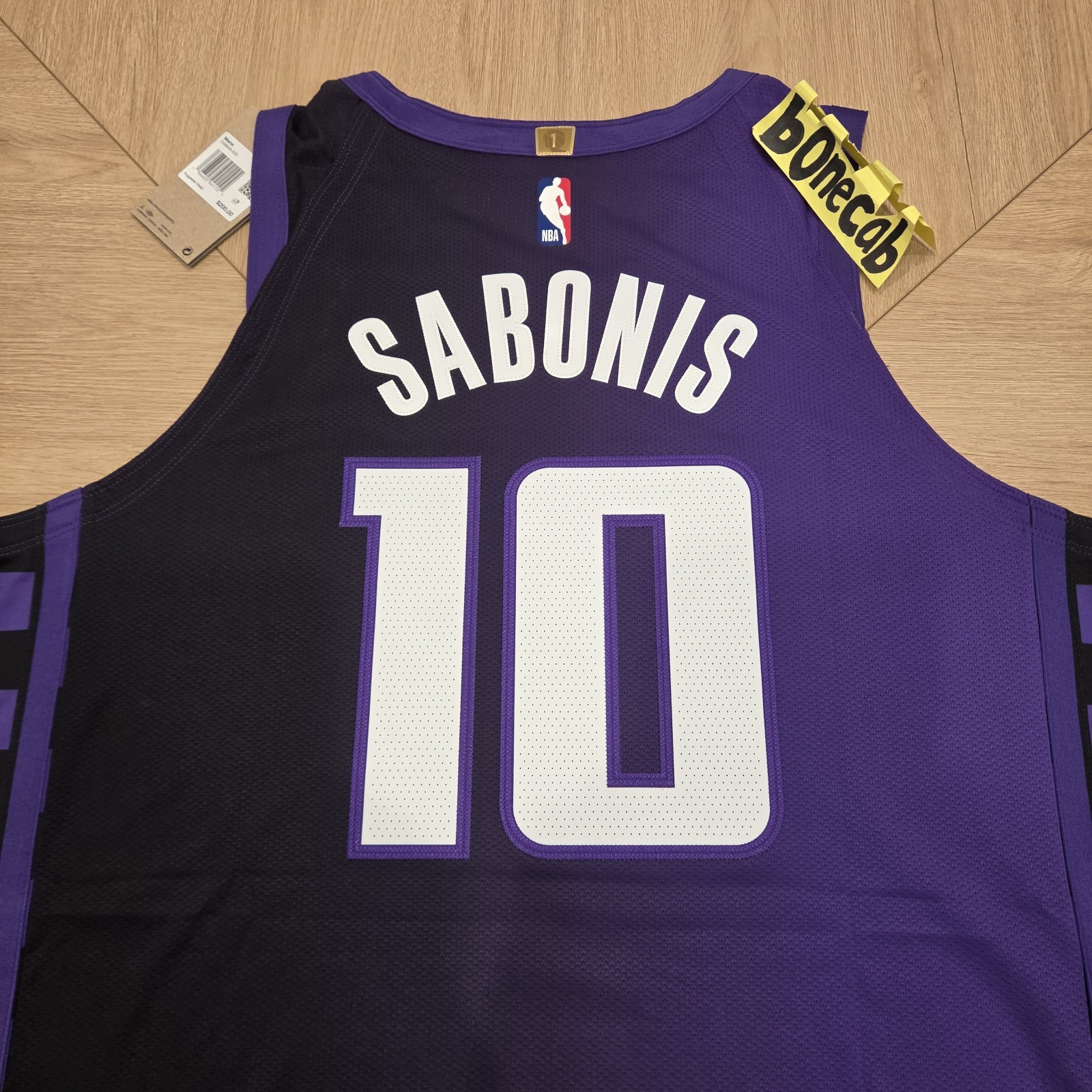 NBA Authentic Jersey Nike 52 Domantas Sabonis Sacramento Kings Statement Edition