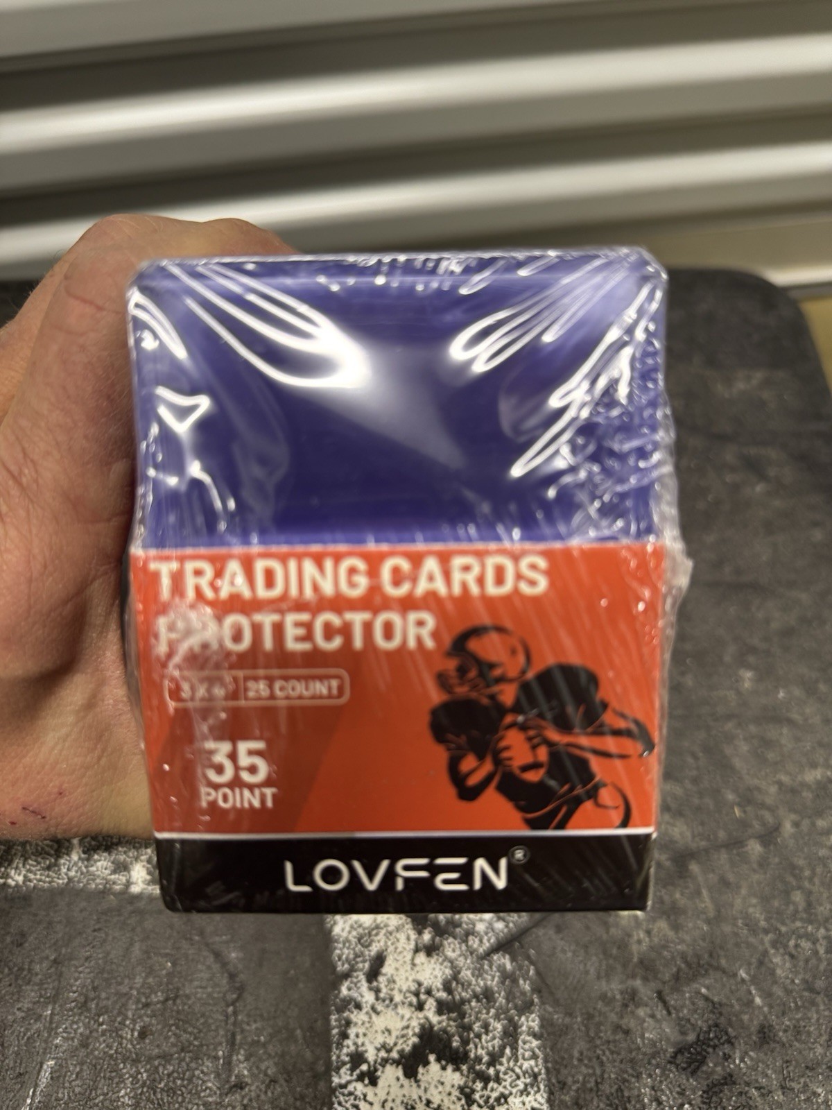 Lovfen Trading cards protector 1×100 35 point 3×4 clear