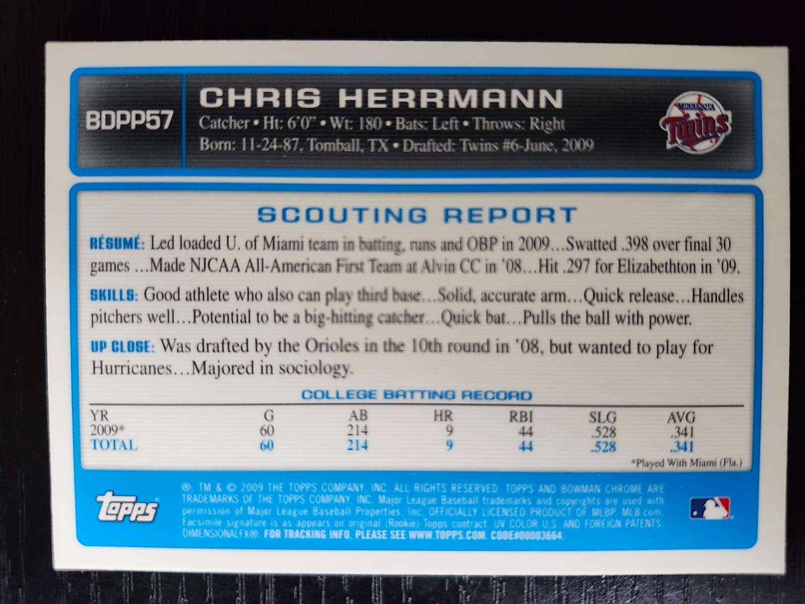 2009 Bowman Draft Picks & Prospects Chrome *You Choose* Complete Your Set!!