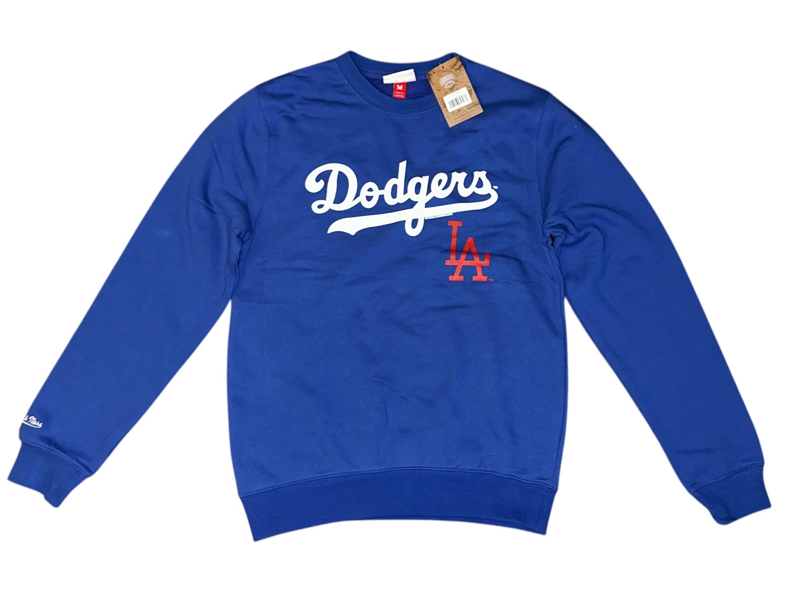 Men’s Los Angeles Dodgers Mitchell & Ness MLB Crewneck Sweatshirt NWT