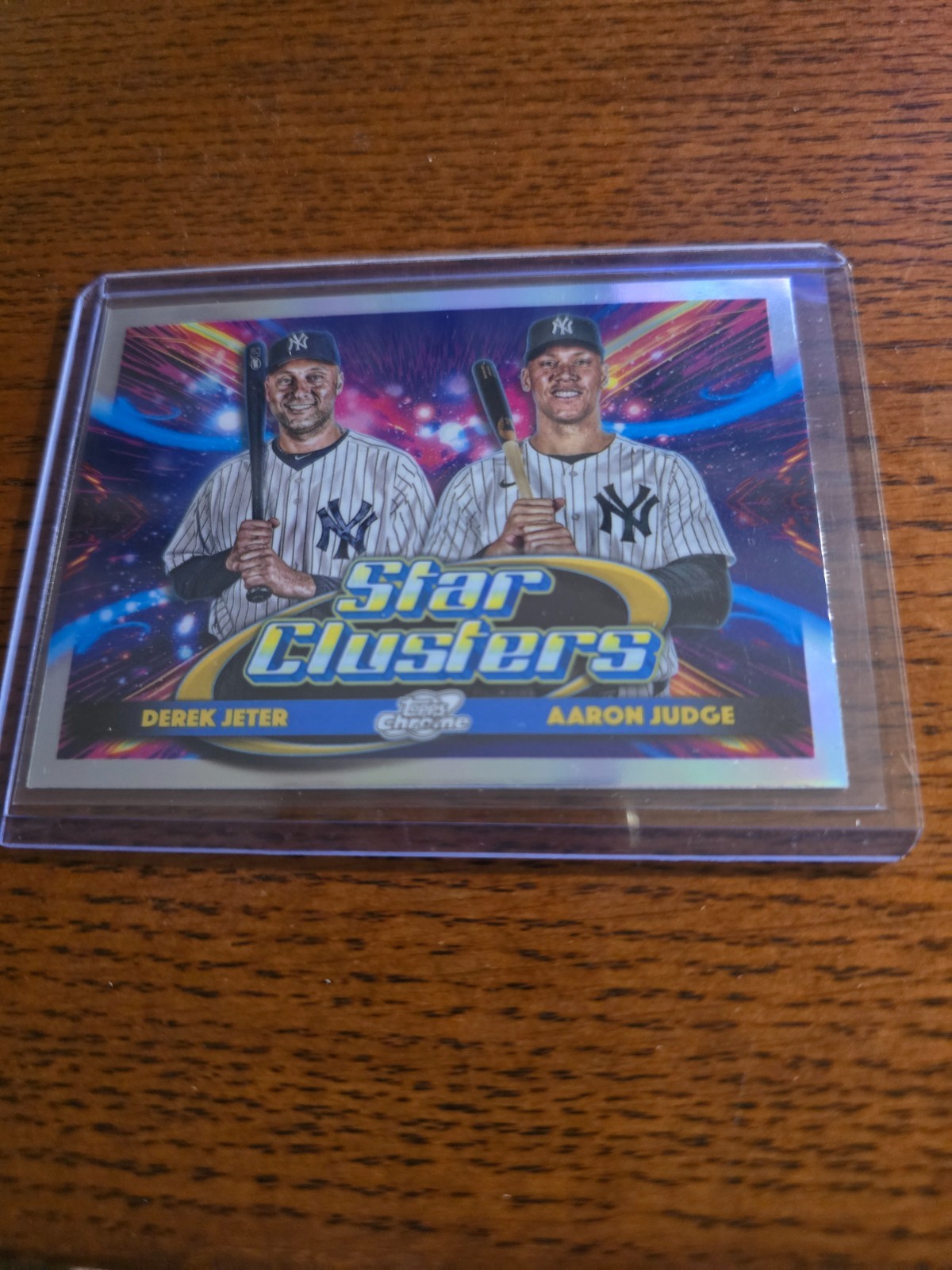 2025 Topps Cosmic Chrome Dual Star Clusters AARON JUDGE DEREK JETER DSC-1