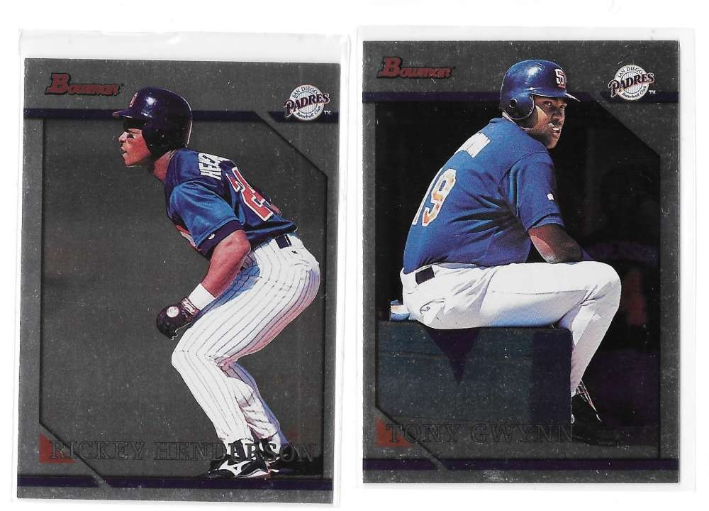 1996 Bowman Silver Foil – SAN DIEGO PADRES Team Set