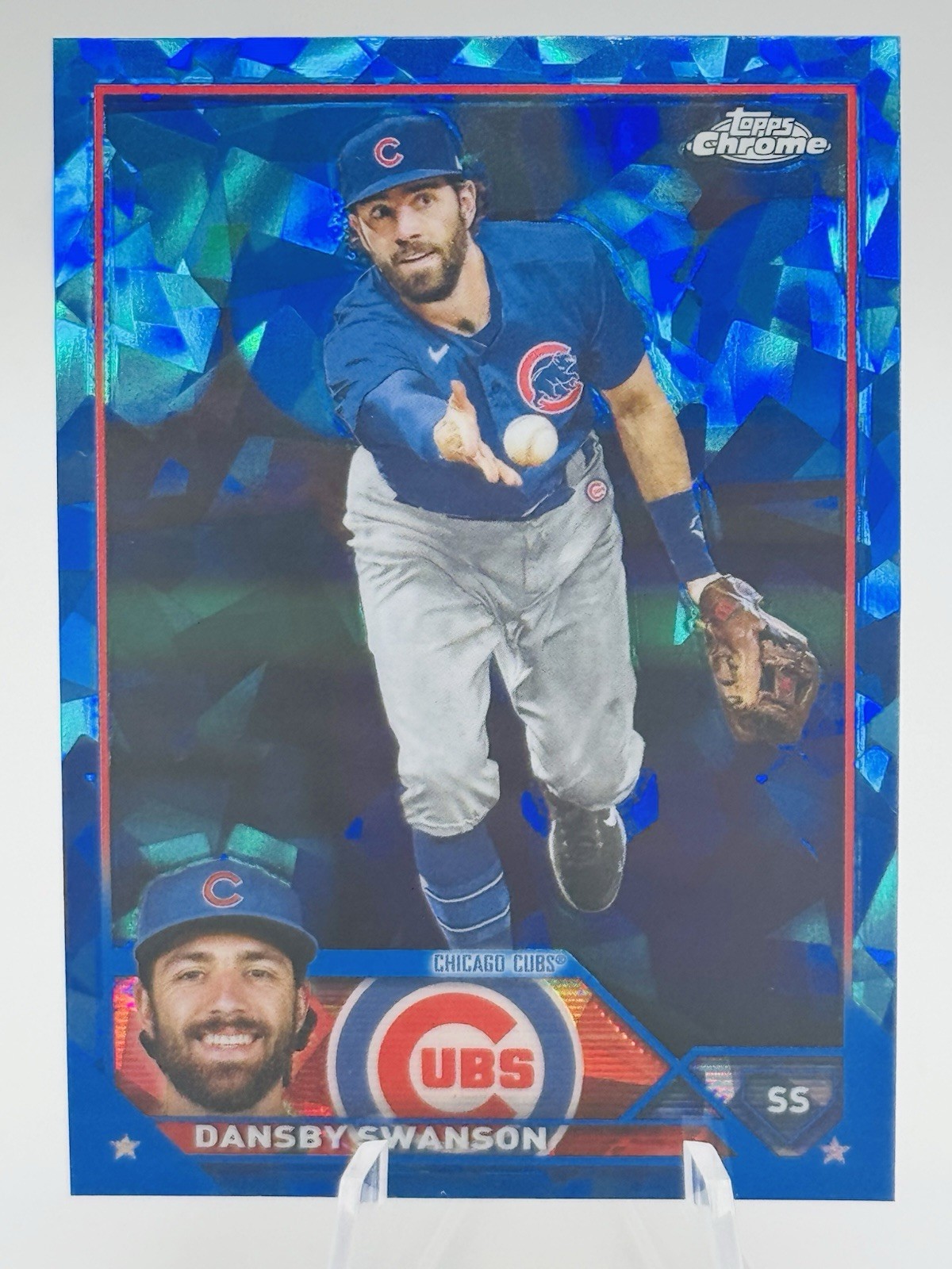 2023 Topps Chrome Sapphire Dansby Swanson