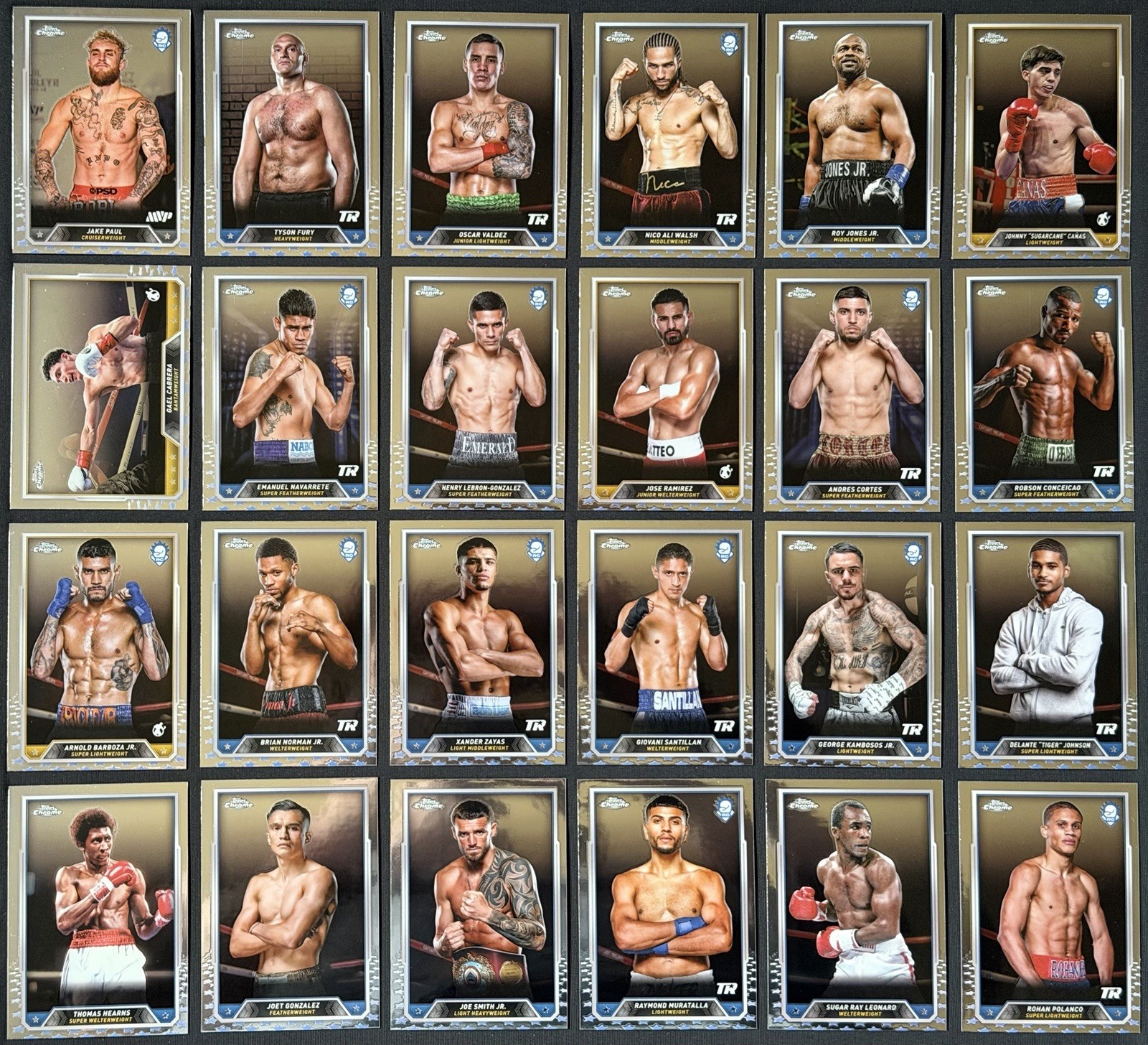 2024 Topps Chrome – Boxing Cards – Complete Your Set – You U Pick