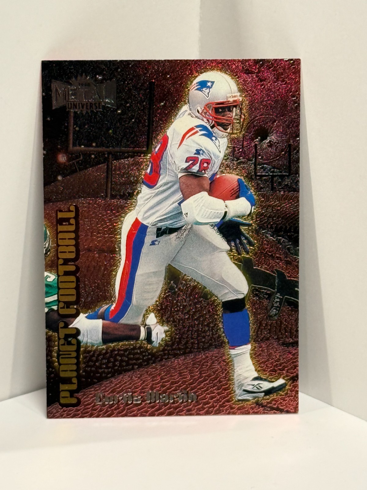 1998 Metal Universe – Planet Football #7 Curtis Martin