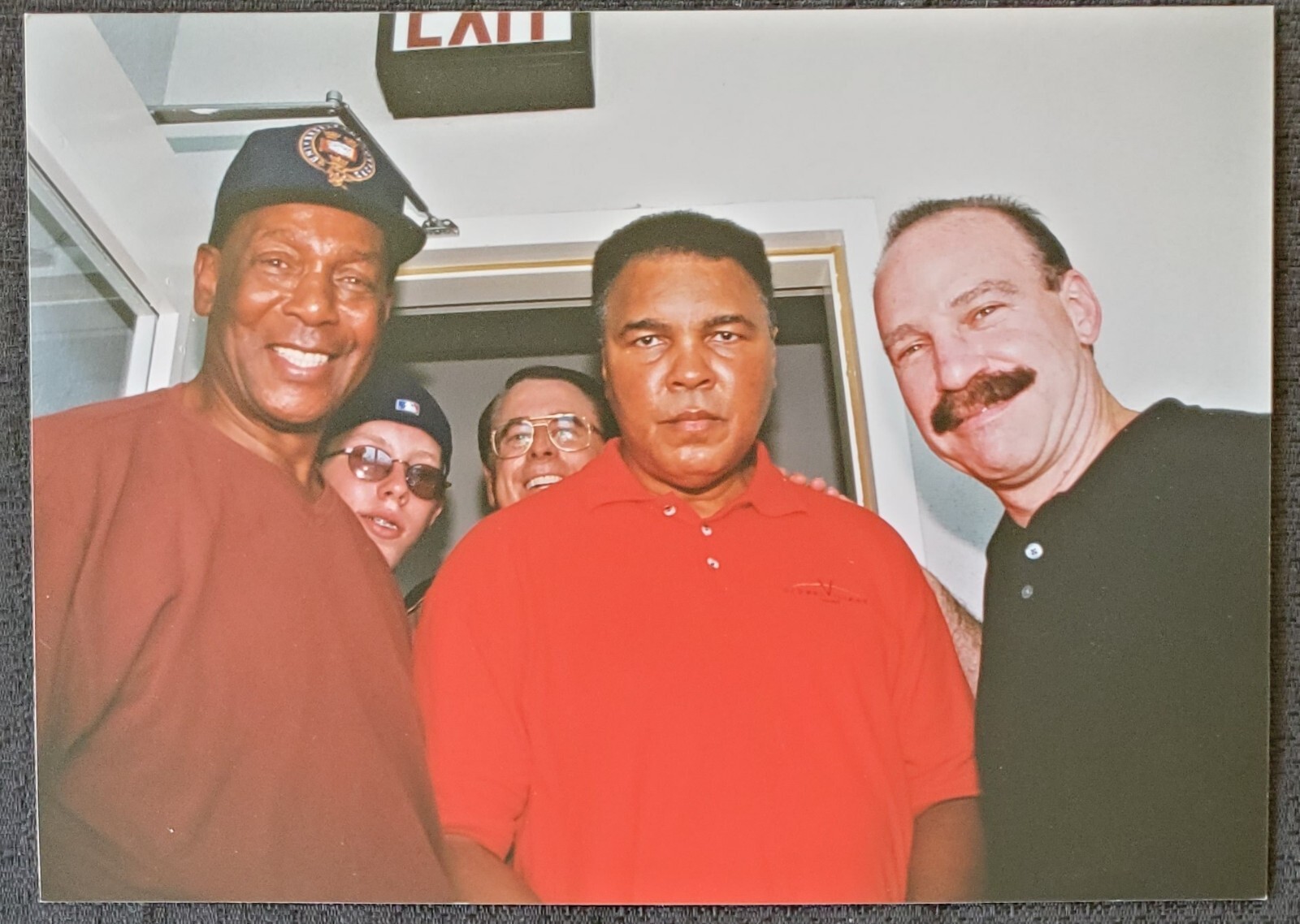 Ernie Banks + Muhammad Ali 1999 MLB Chicago Cubs 5×7 Candid Photograph