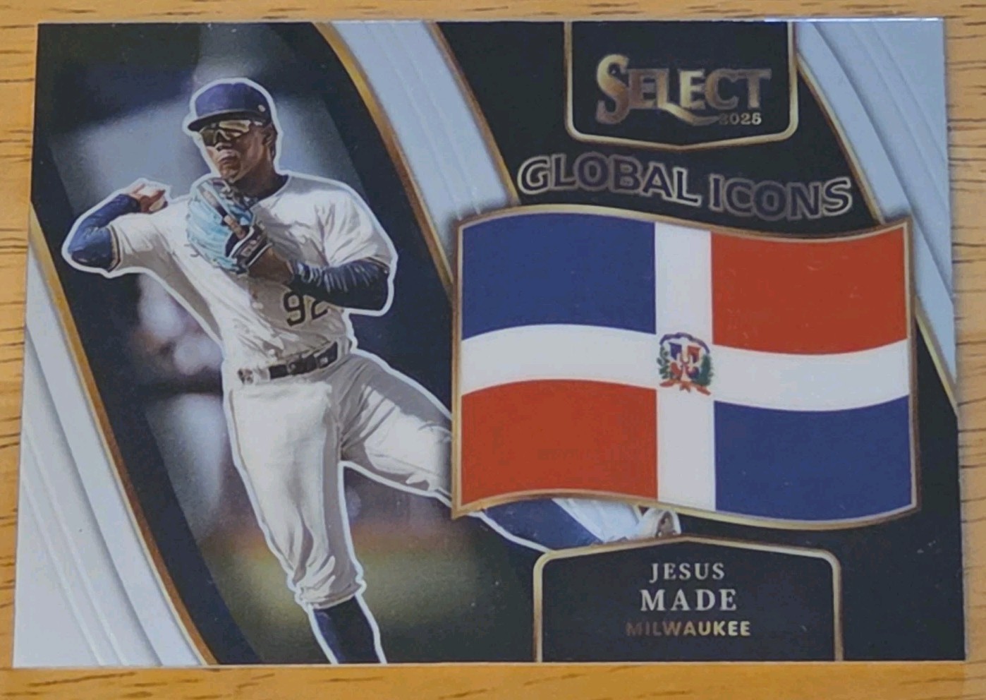 2025 Panini Select – Global Icons Jesus Made #20 Milwaukee Brewers (RC)