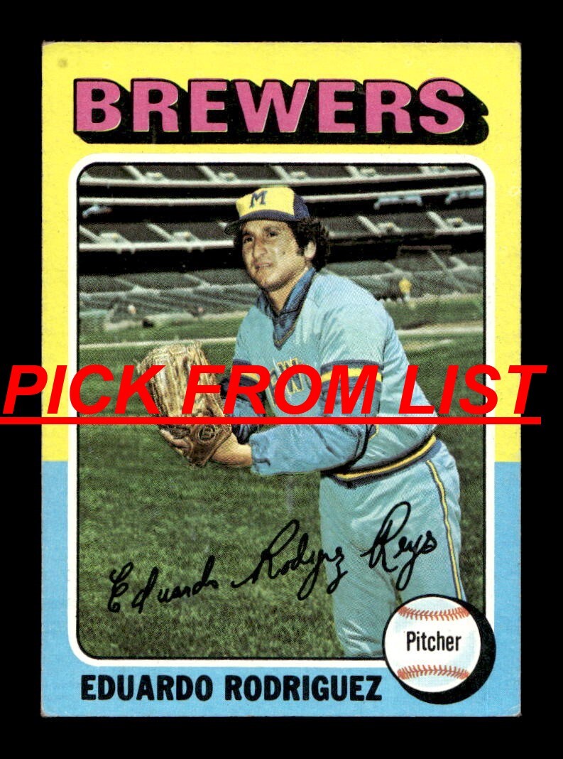1975 Topps MINI 11-654 EX/EX+ Pick From List All PICTURED