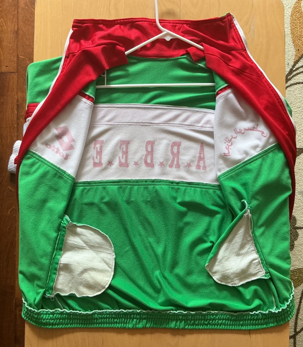 🇩🇿 ⚽️ Algeria Algérie Central Algiers Lotto Zip Jacket Large World Cup Vintage