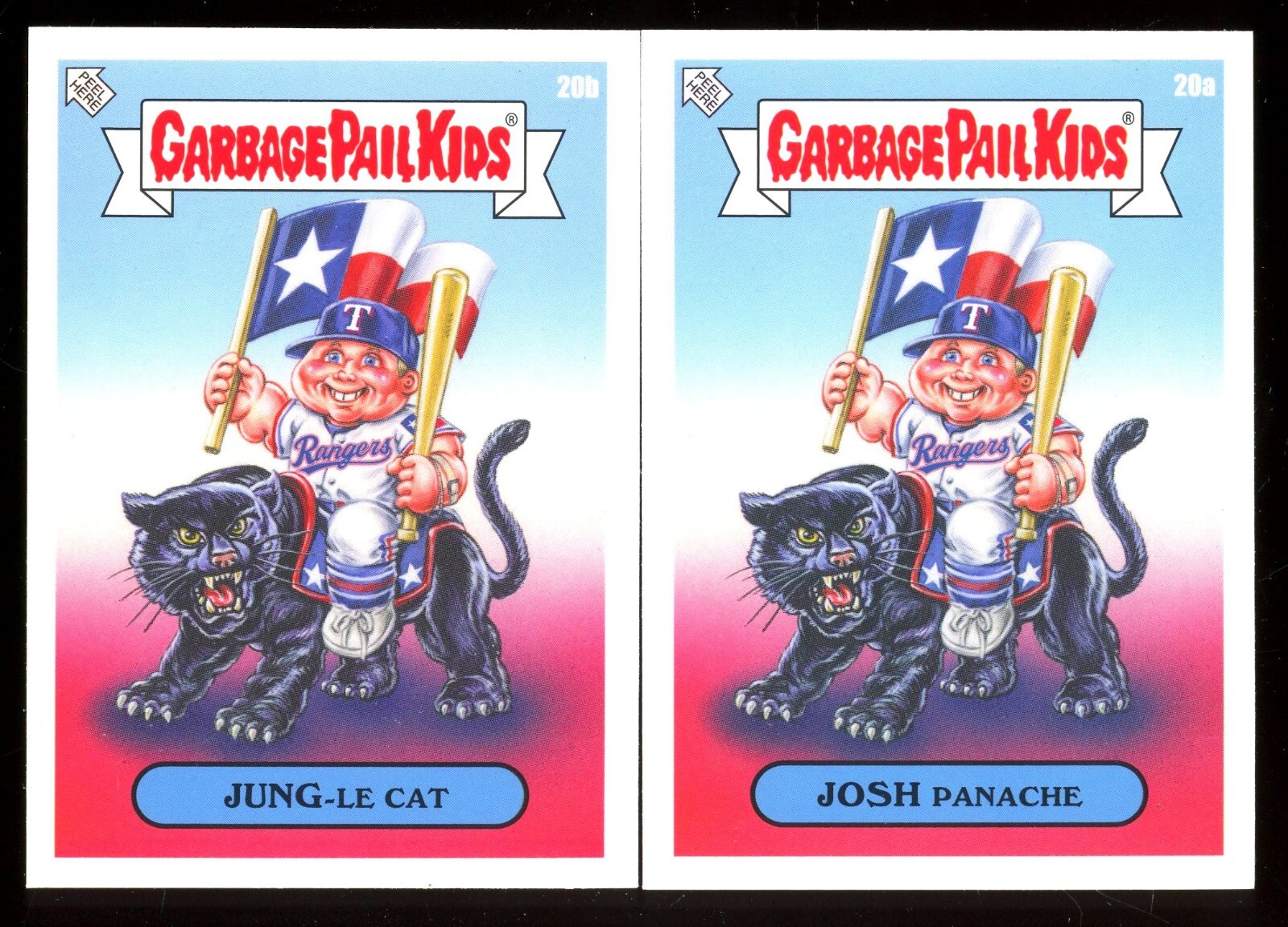 2023 Topps GPK x MLB Series 3 David Gross #20 Josh Jung Both A & B Version