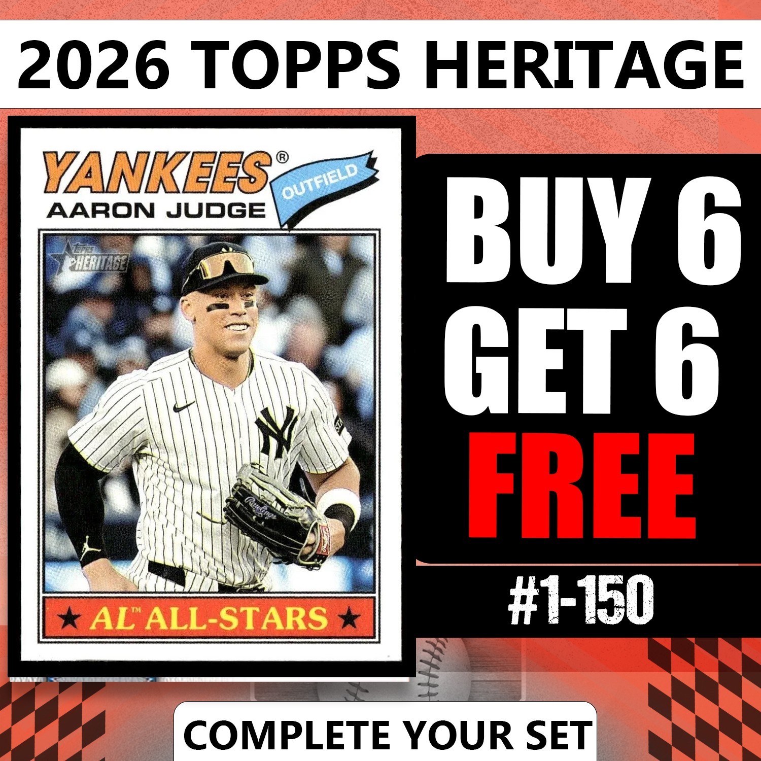 2026 Topps Heritage #1-250 Base Singles You Pick Complete Set