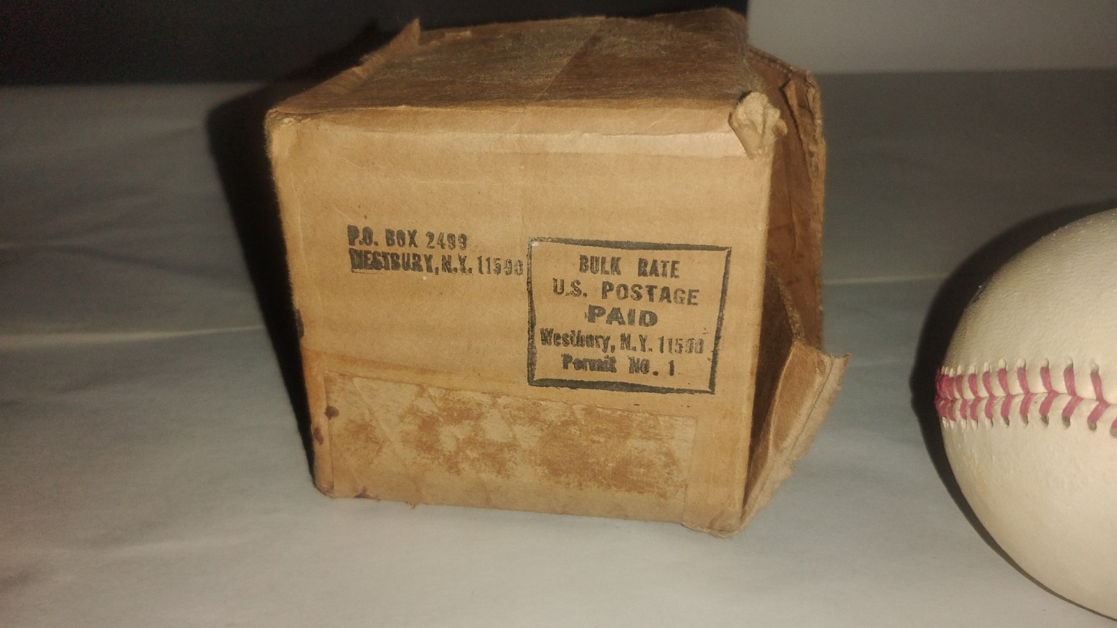Rare MLB A1060 OPL BASEBALL! Horsehide Cover, Made In Haiti. OG Box