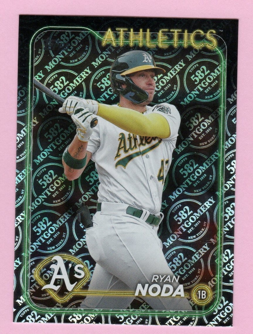 2024 Topps 582 Montgomery Club #404 Ryan Noda Oakland Athletics