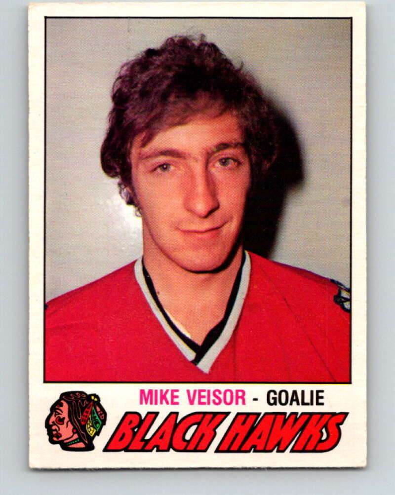 (HCW) 1977-78 O-Pee-Chee #393 Mike Veisor Chicago Blackhawks V15821