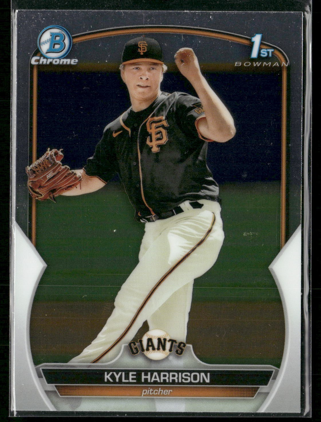 2023 Bowman #BCP-93 Kyle Harrison Chrome Prospects