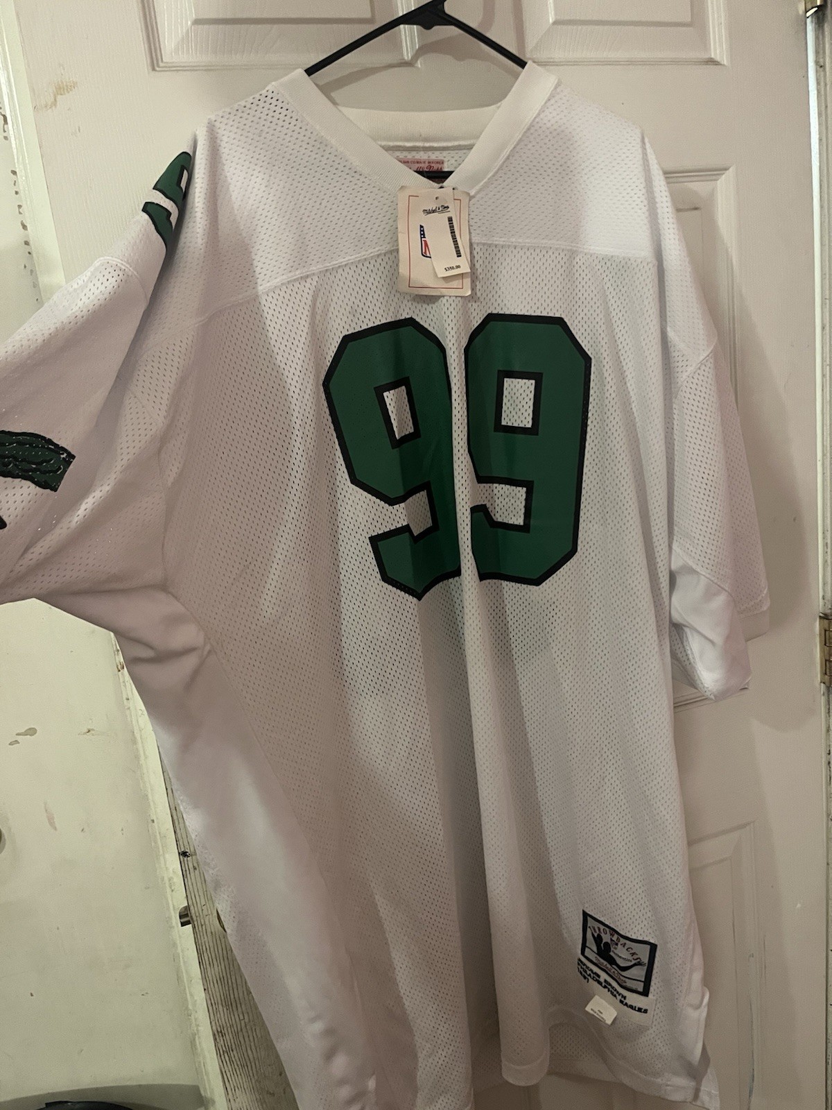 1991 Throwback Mitchell & Ness Philadelphia Eagles Jerome Brown NFL Jersey Sz 60