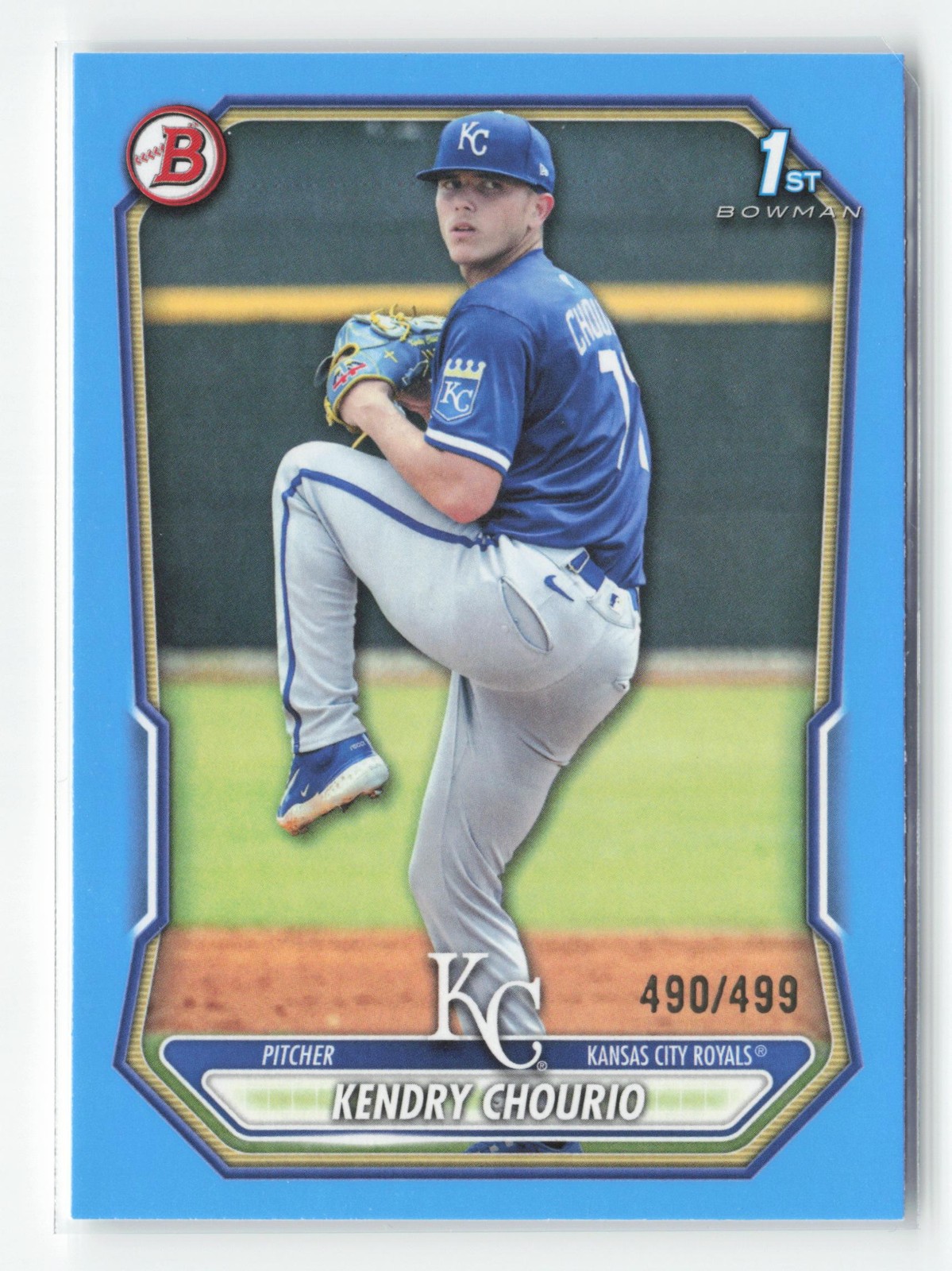 Kendry Chourio 2026 Bowman #BP-7 Prospects Sky Blue #/499