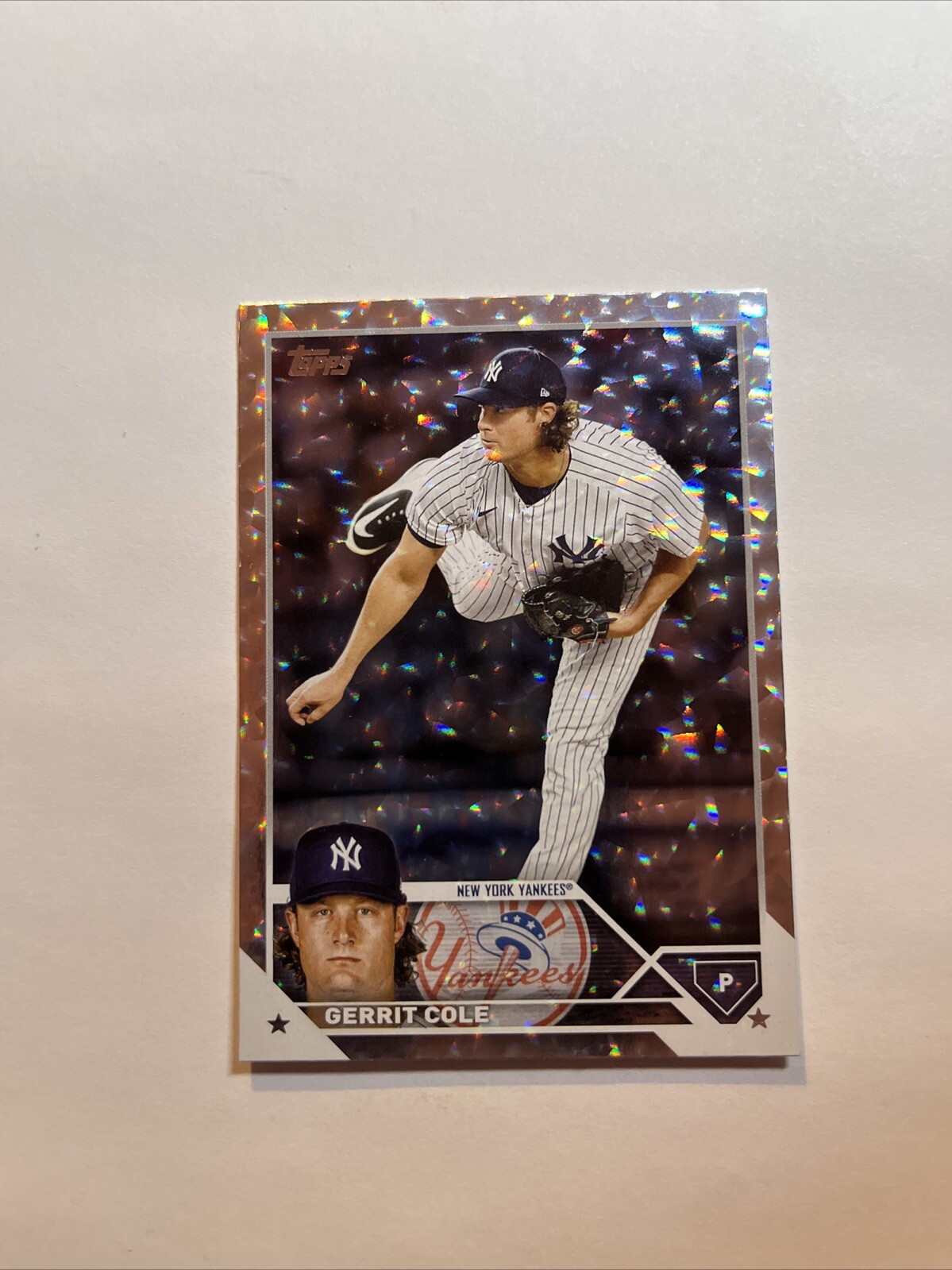 2023 Topps Series 1 – Silver Pattern Foil #45 Gerrit Cole