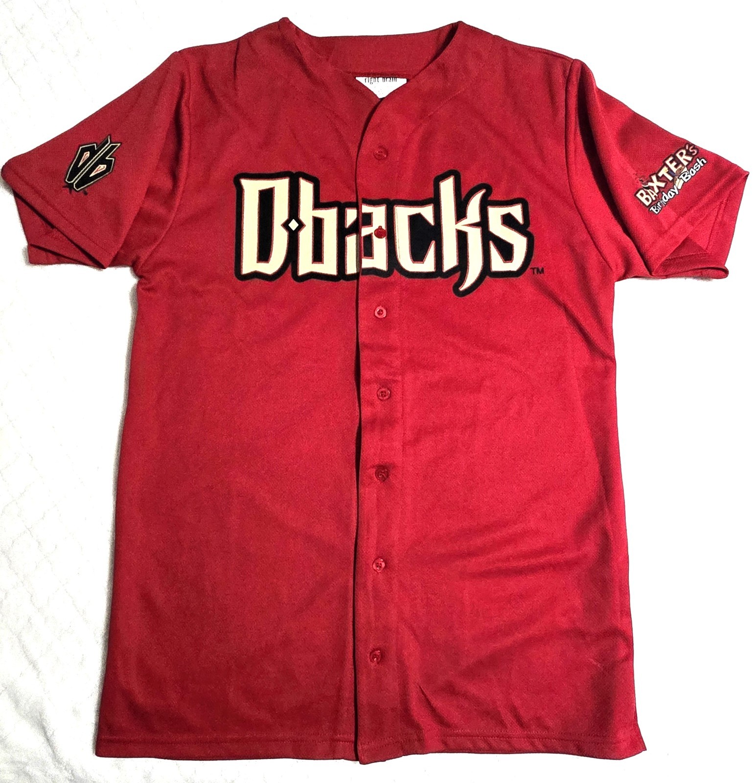 SEALED AZ Diamondbacks Baxter Birthday Bash Jersey 2010 Kids Only SGA – Youth XL