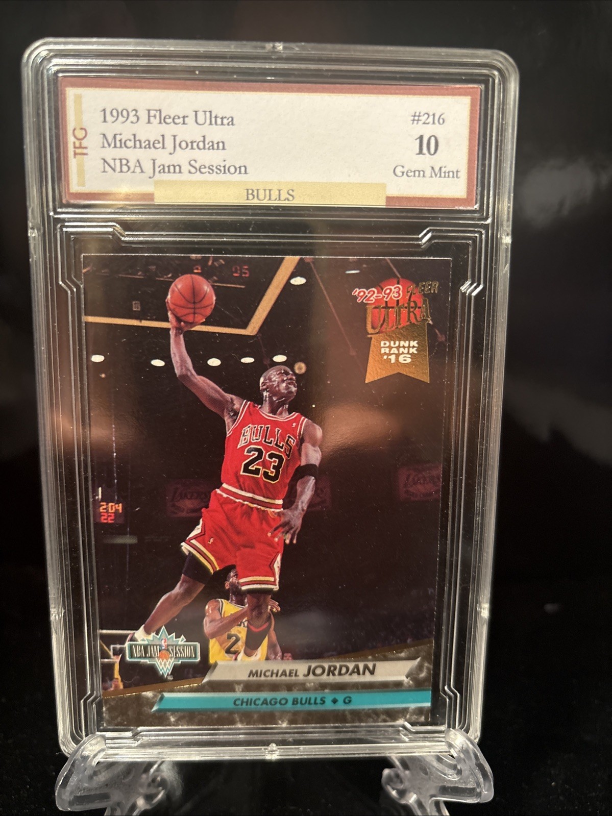 1993 Fleer Ultra Michael Jordan NBA Jam Session #216 GEM 10