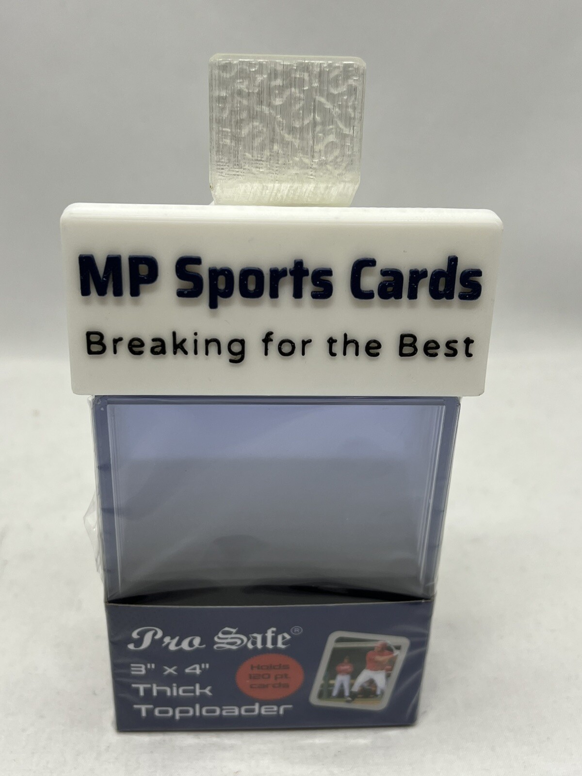 (1) Pro Safe 3″x4″ 120pt Thick Toploader 10ct Free Shipping!