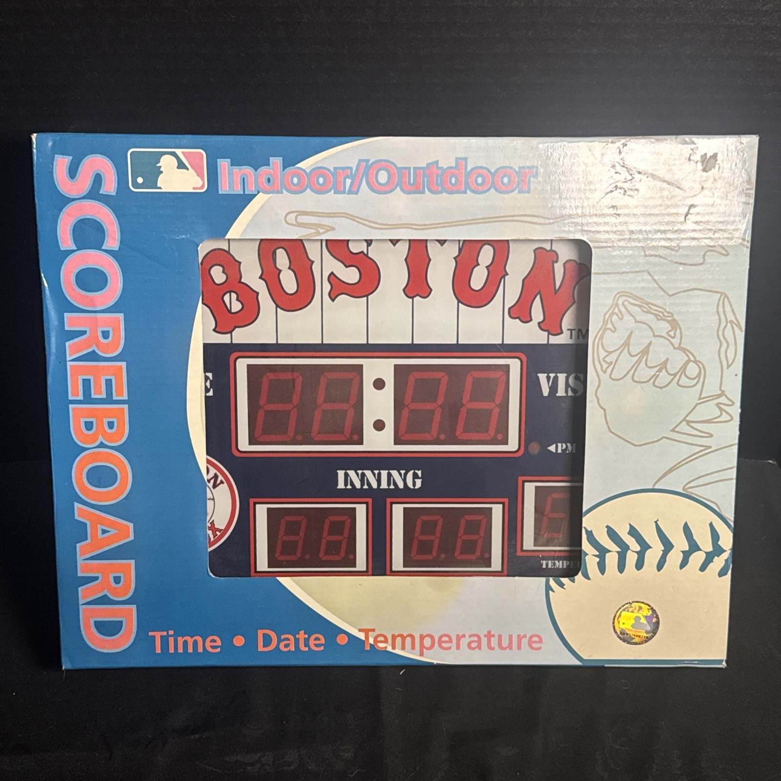 Red Sox digital sign vintage, plug-in – 13″ x 9.5″