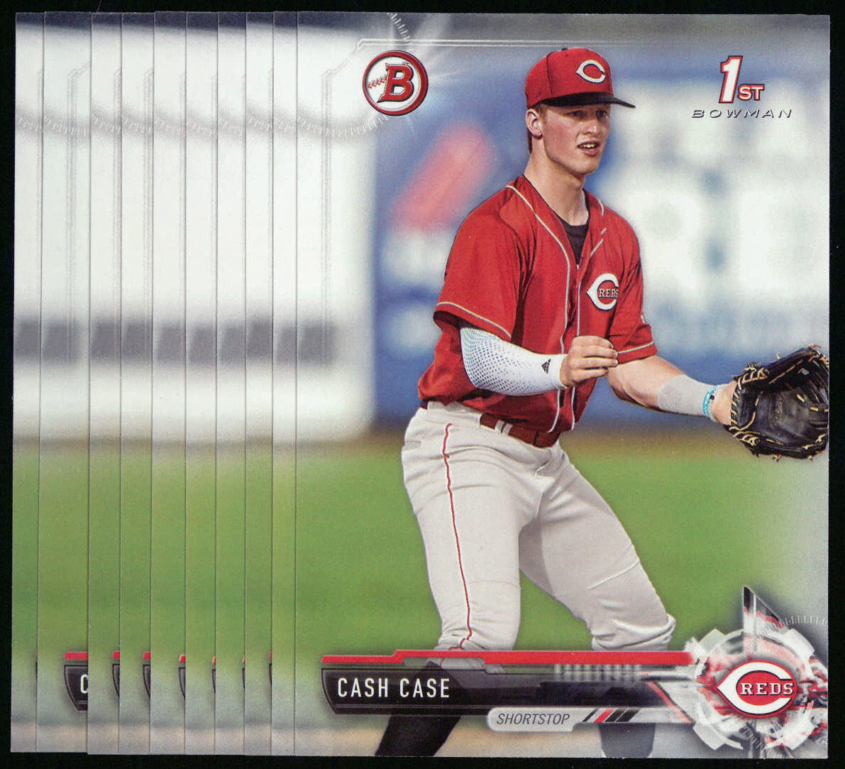 (10) 2017 Bowman Draft CASH CASE Lot Reds #BD-198 QTY Available