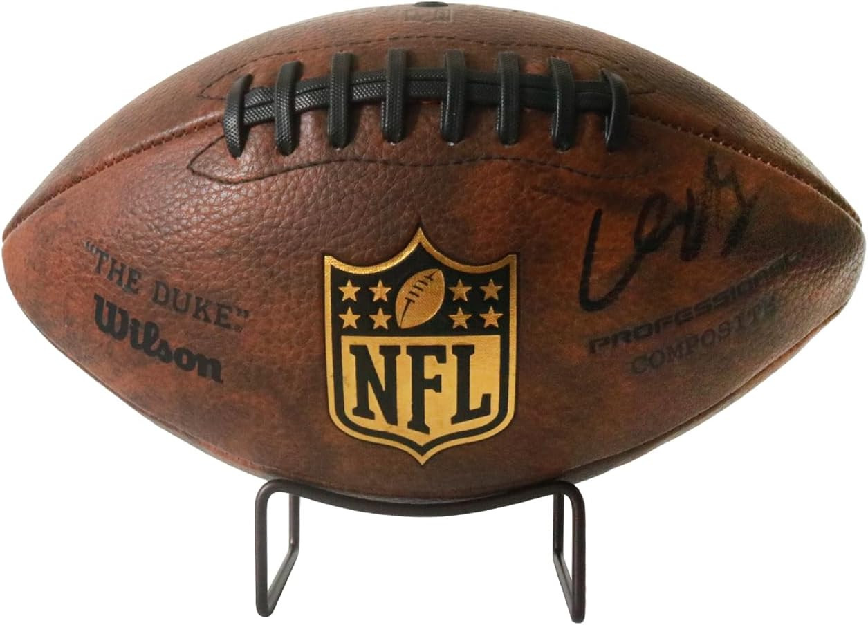 Metal Football Display Stand, Base Holder for Basketball, Bowling, Soccer, Volle