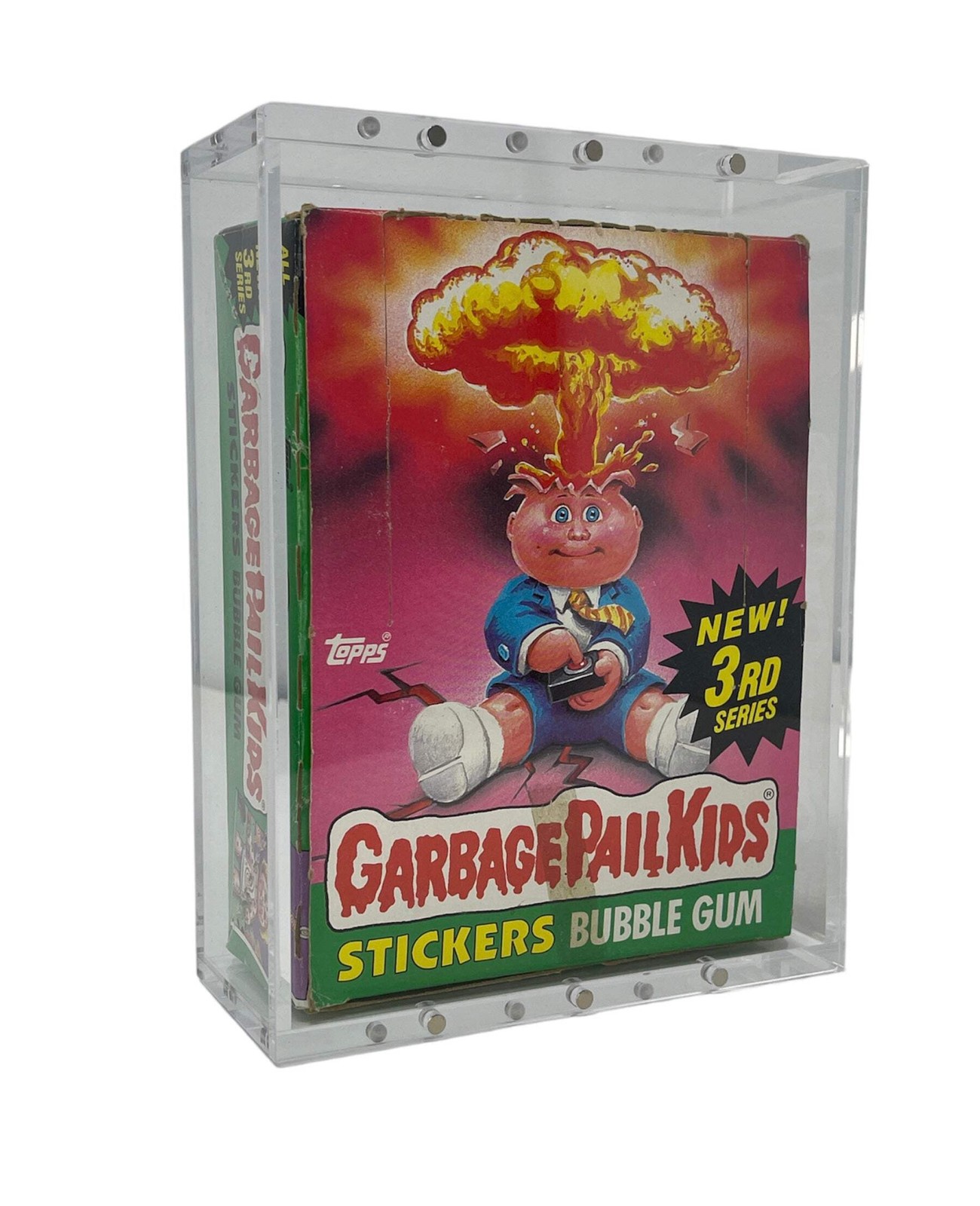 Stackable Premium Acrylic Display Case w/ Magnetic Lid for GPK & Non Sport Box
