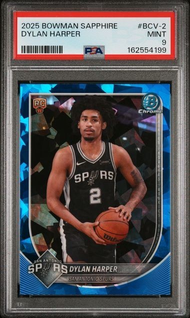 2025 BOWMAN SAPPHIRE EDITION #BCV-2 DYLAN HARPER PSA 9 MINT
