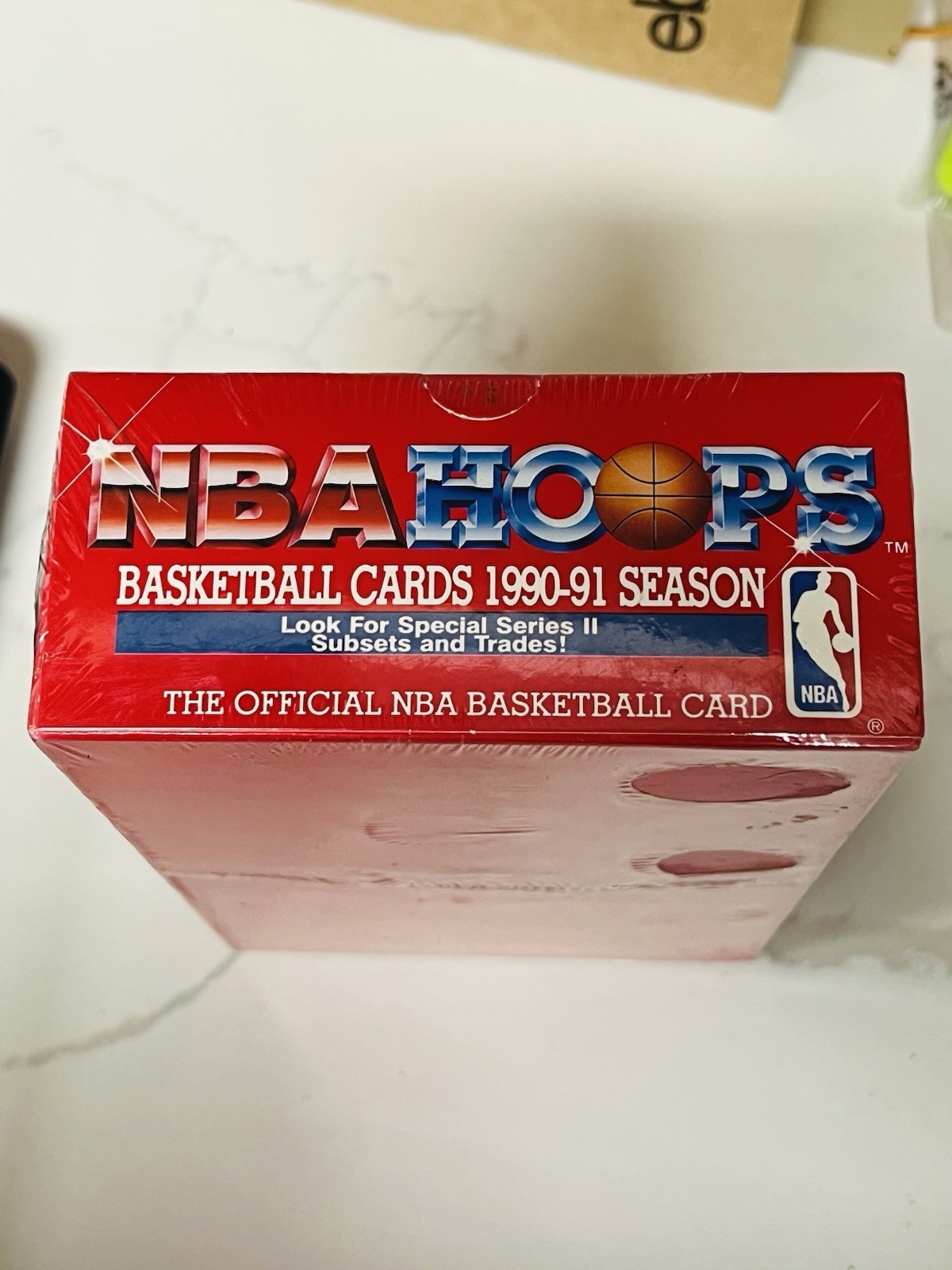 1990-91 NBA Hoops Series 2 Baseball Box SEALED (36 Packs)