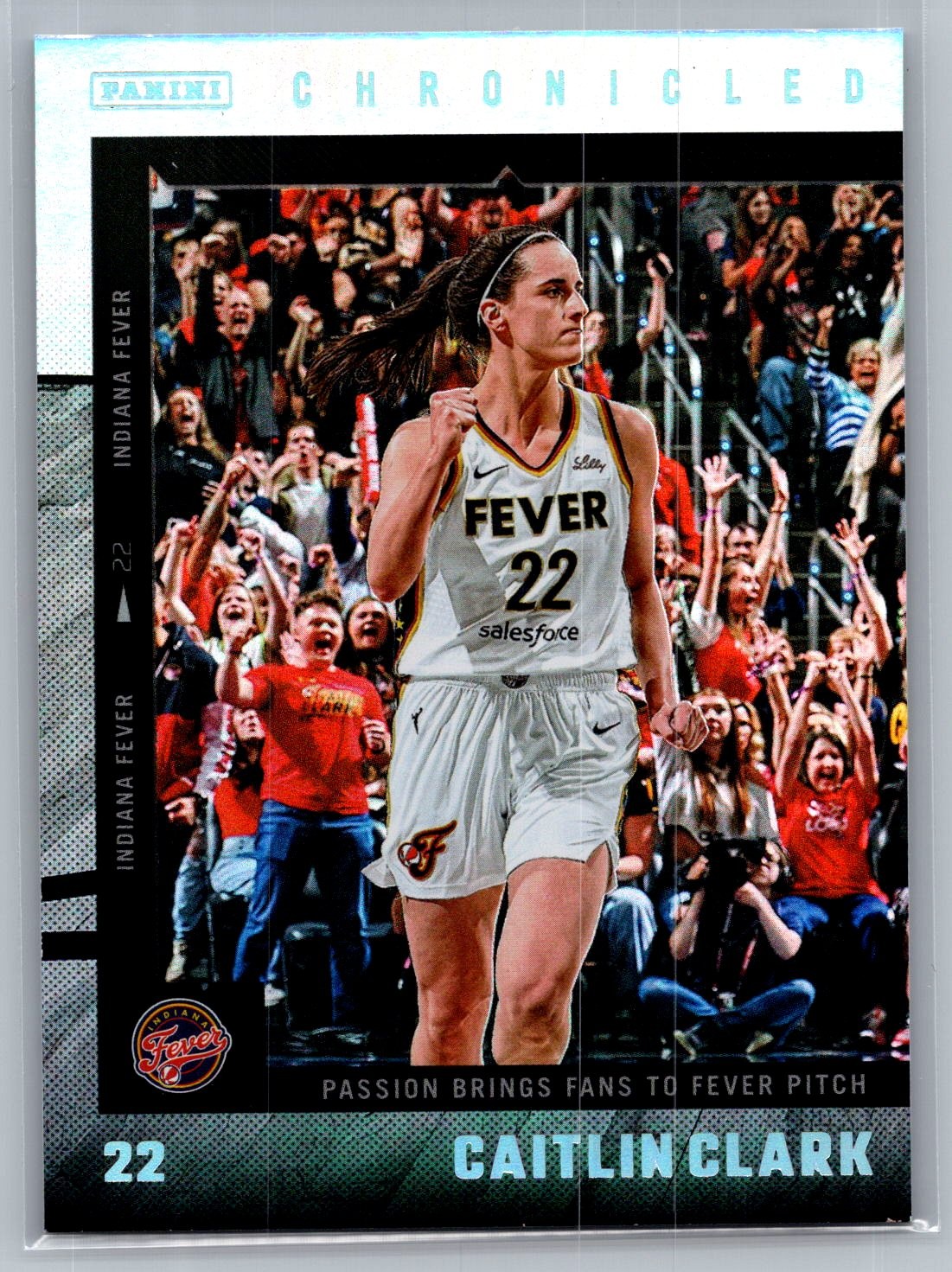 2025 Panini Caitlin Clark Chronicled CAITLIN CLARK #50 Indiana Fever Holo