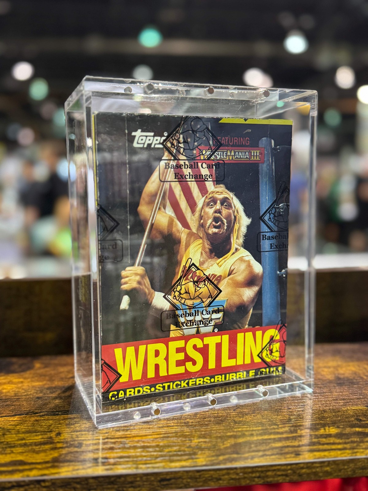 Stackable Premium Acrylic Display Case w/ Magnetic Lid for Fleer Donruss Box