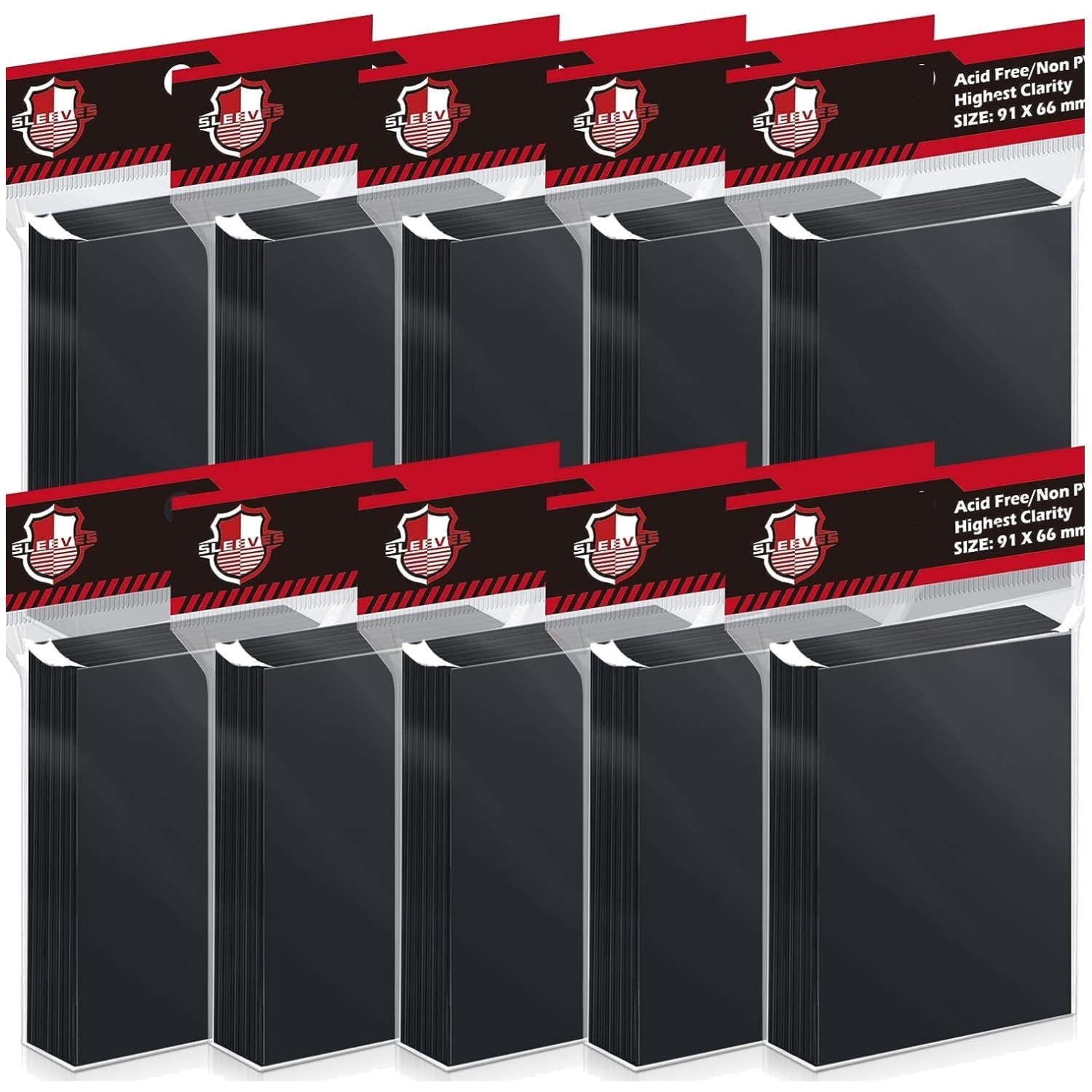Matte Deck Protectors for Sports Cards, 1000 Pcs